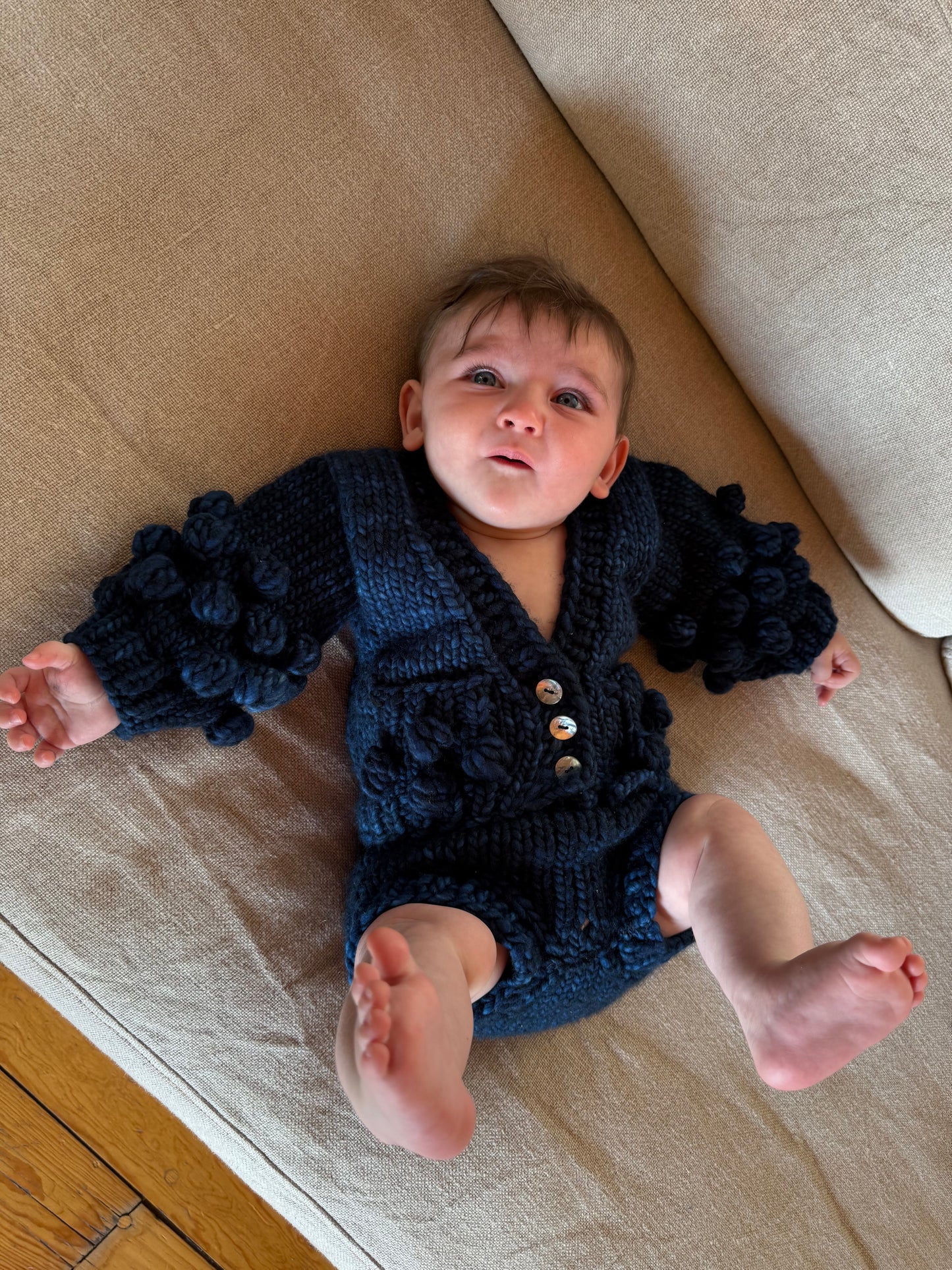 SAM BABY BLOOMERS / AZUL