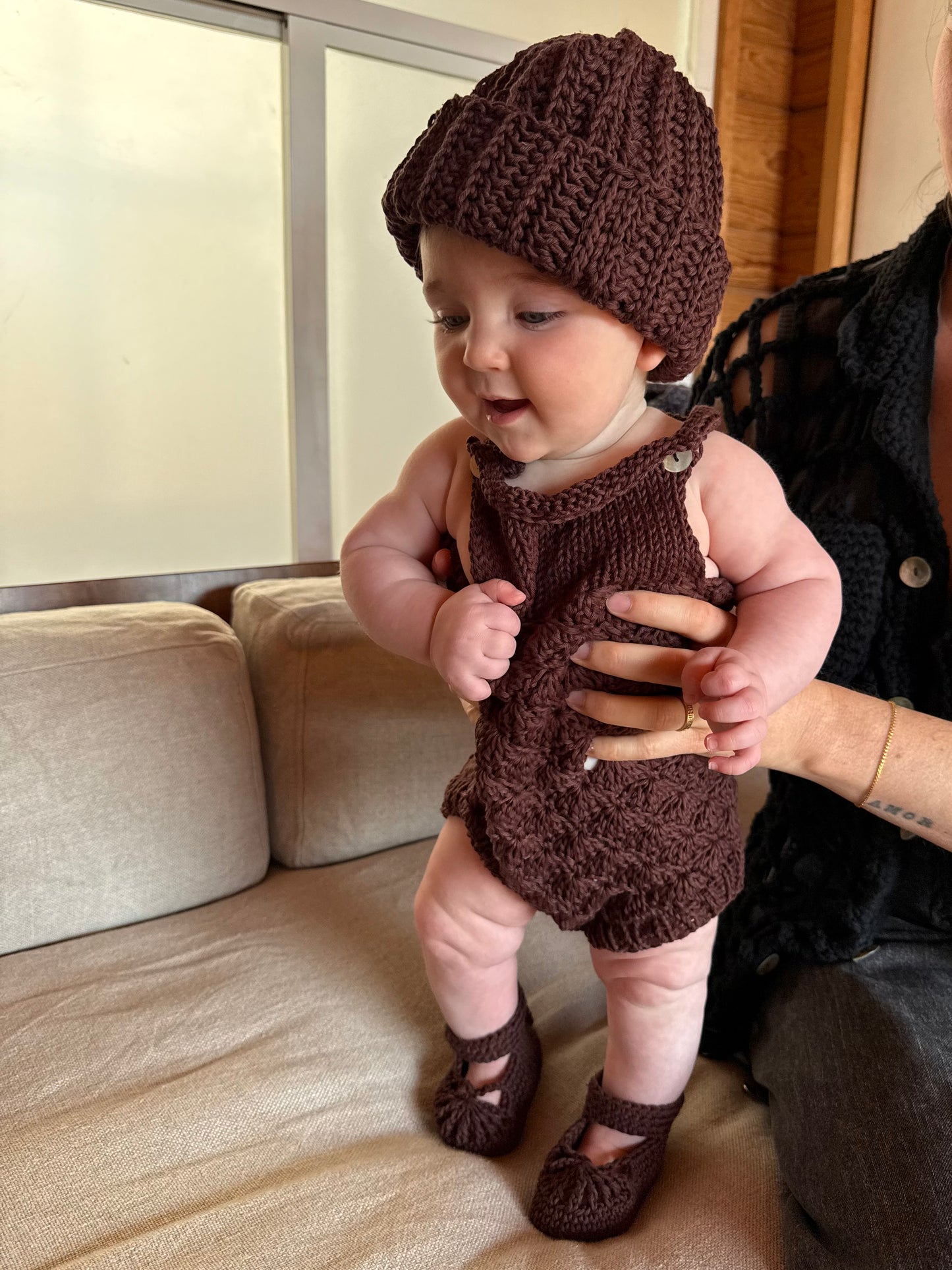 BABY BOOTIES / CHOCOLATE