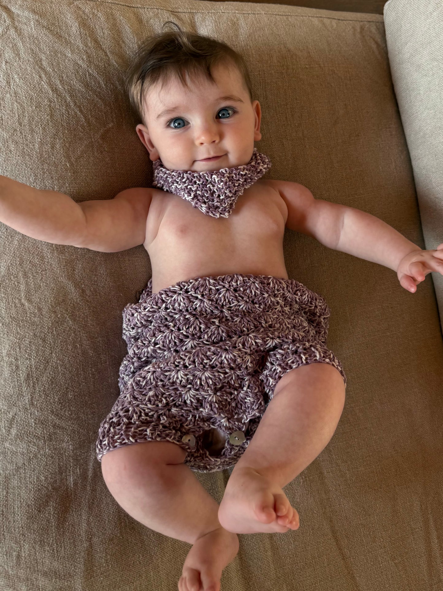 BABY BIB BANDANA / PURPLE HAZE