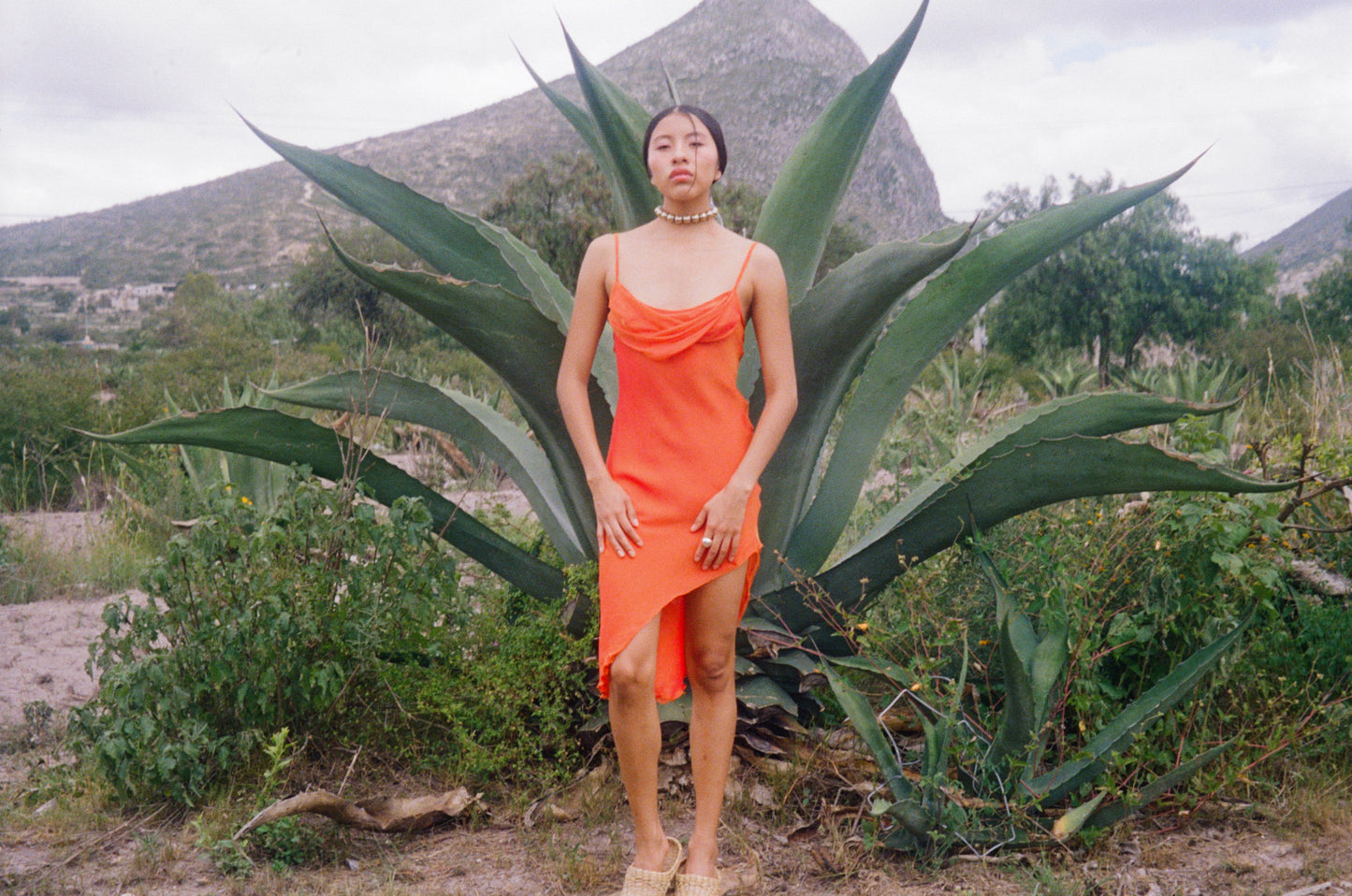 SALMA DRESS / ORANGE