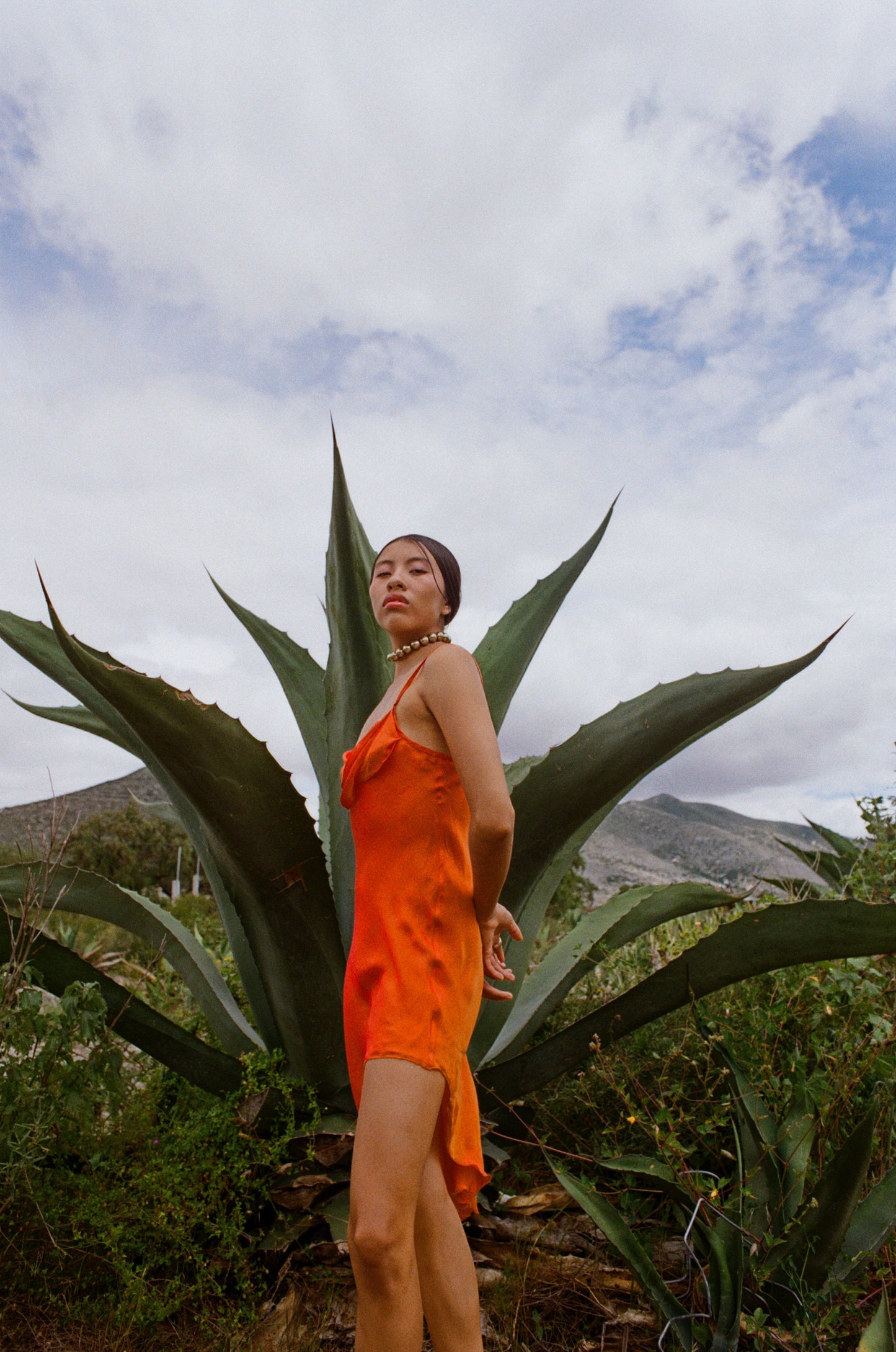 SALMA DRESS / ORANGE