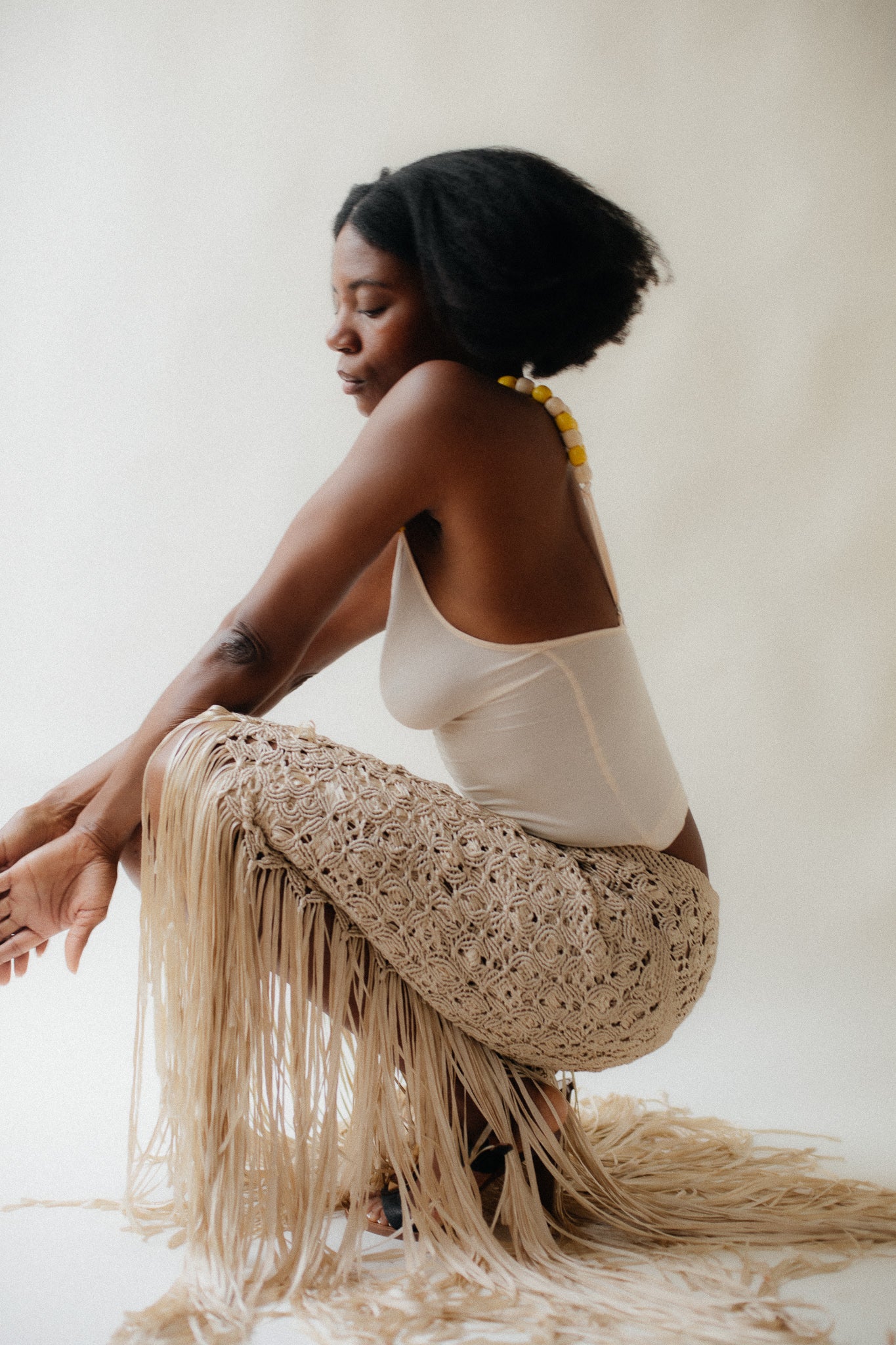 BEA TANK TOP / BEIGE