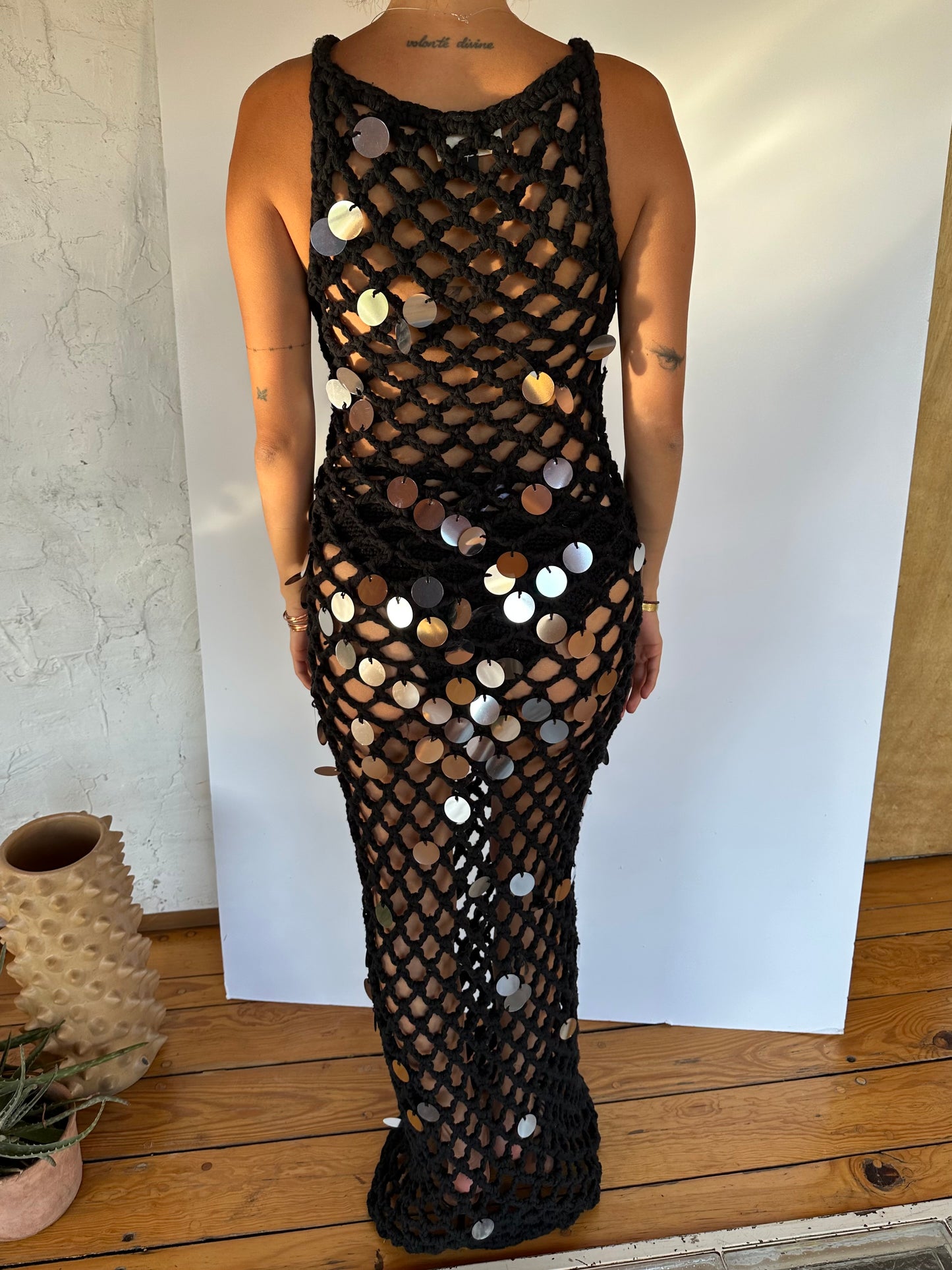 ESTUDIO 54 DRESS / BLACK