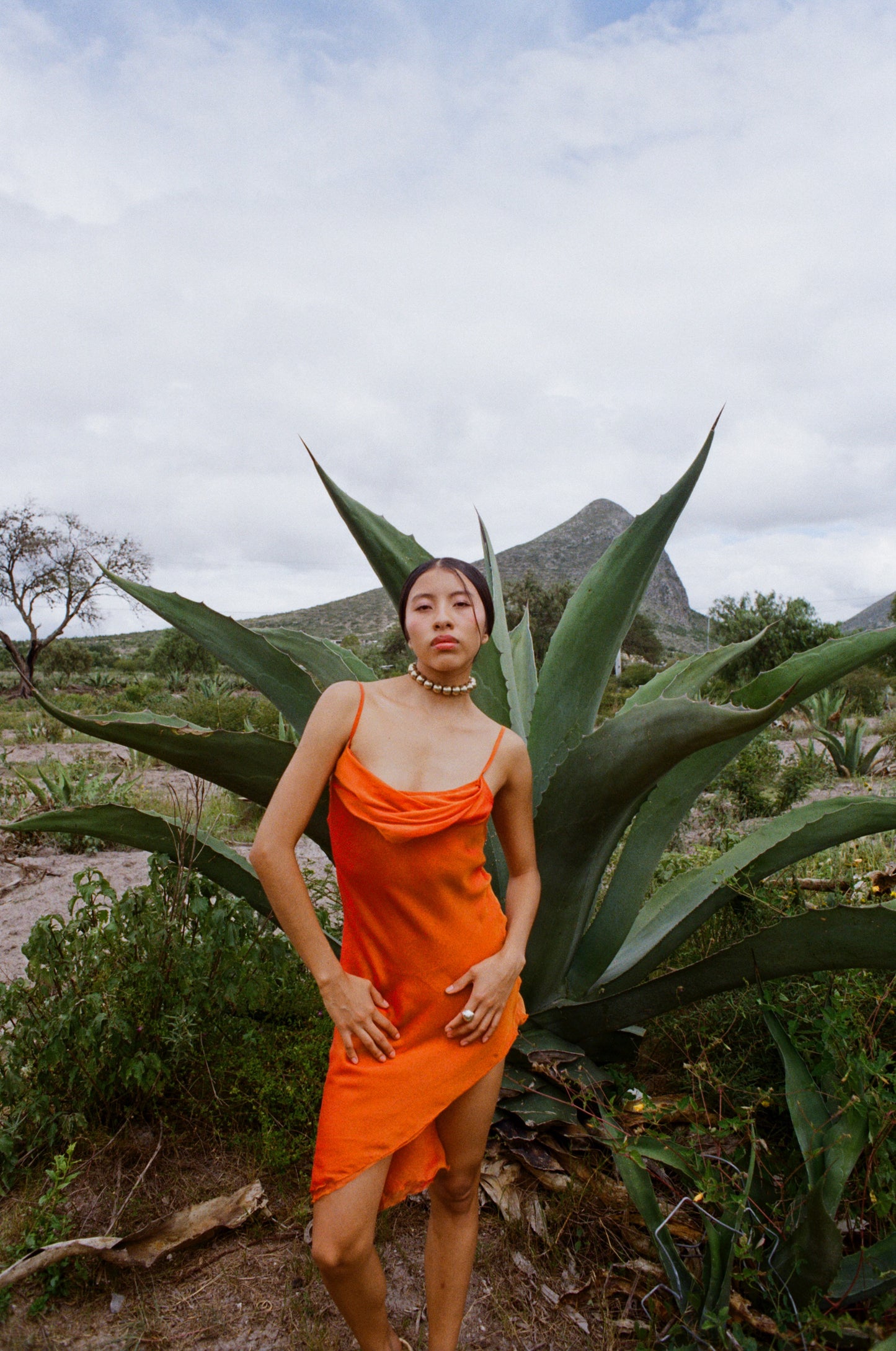 SALMA DRESS / ORANGE