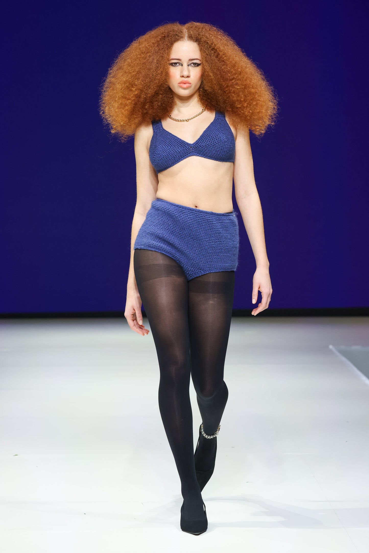 SASHA BRA AND SHORT SET / ROYAL PURPLE