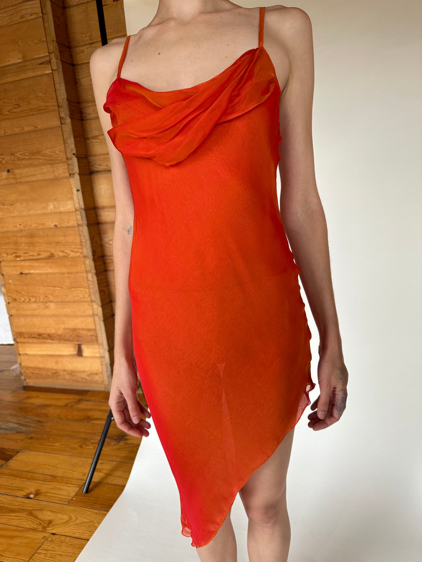 SALMA DRESS / ORANGE