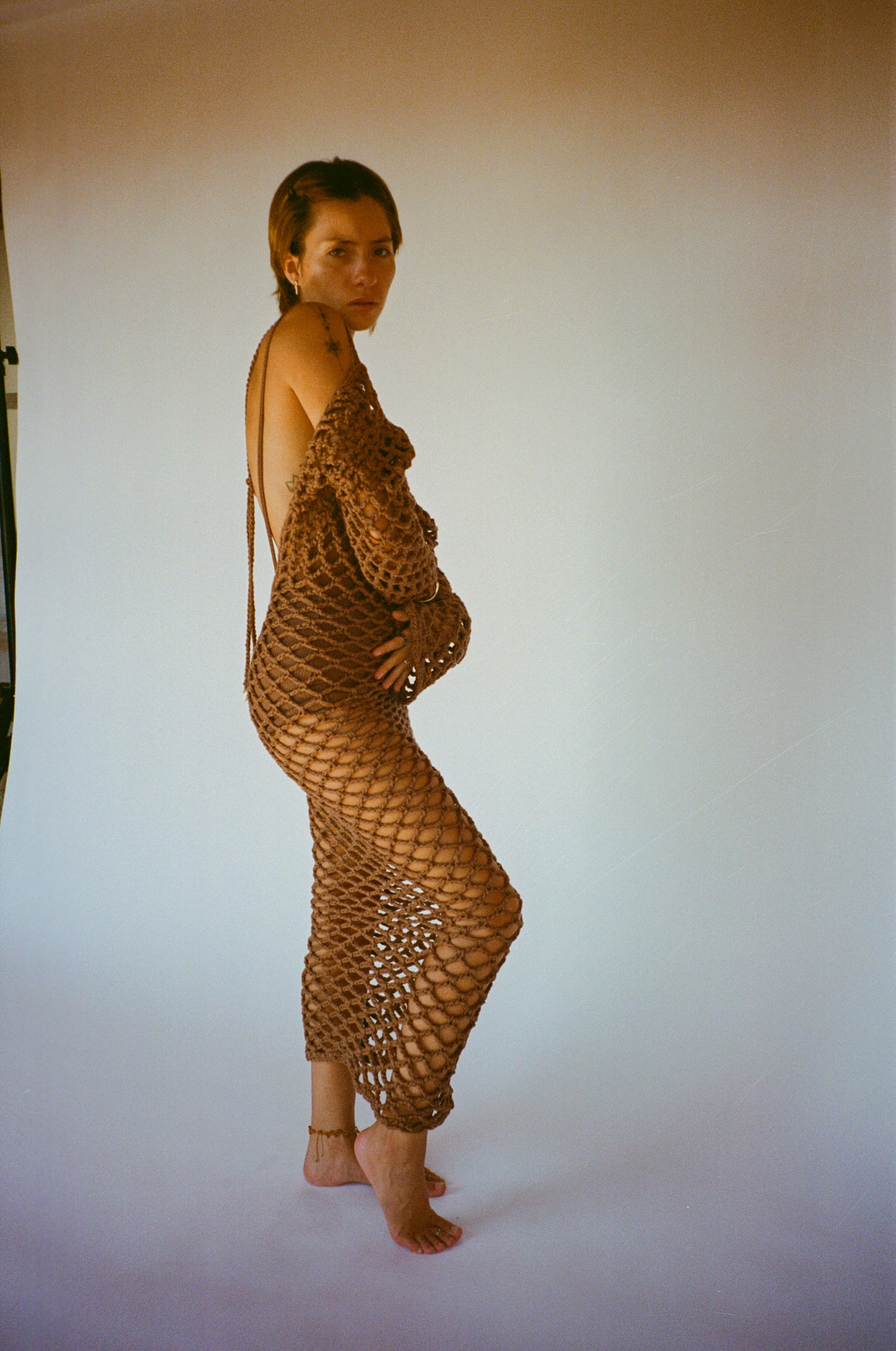 HIGH PRIESTESS DRESS / TAWNY BROWN