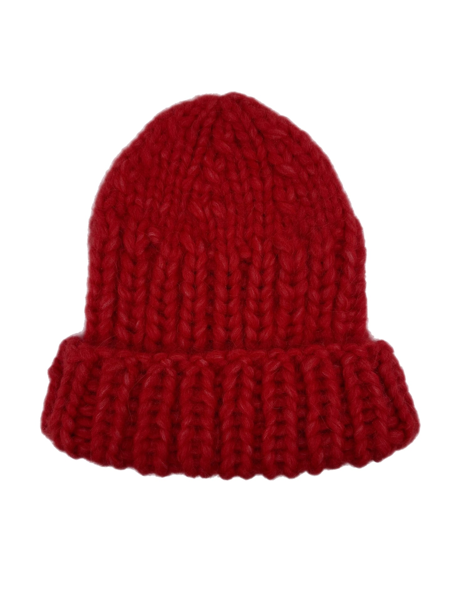 BABY ALPACA BEANIE / TOMATO