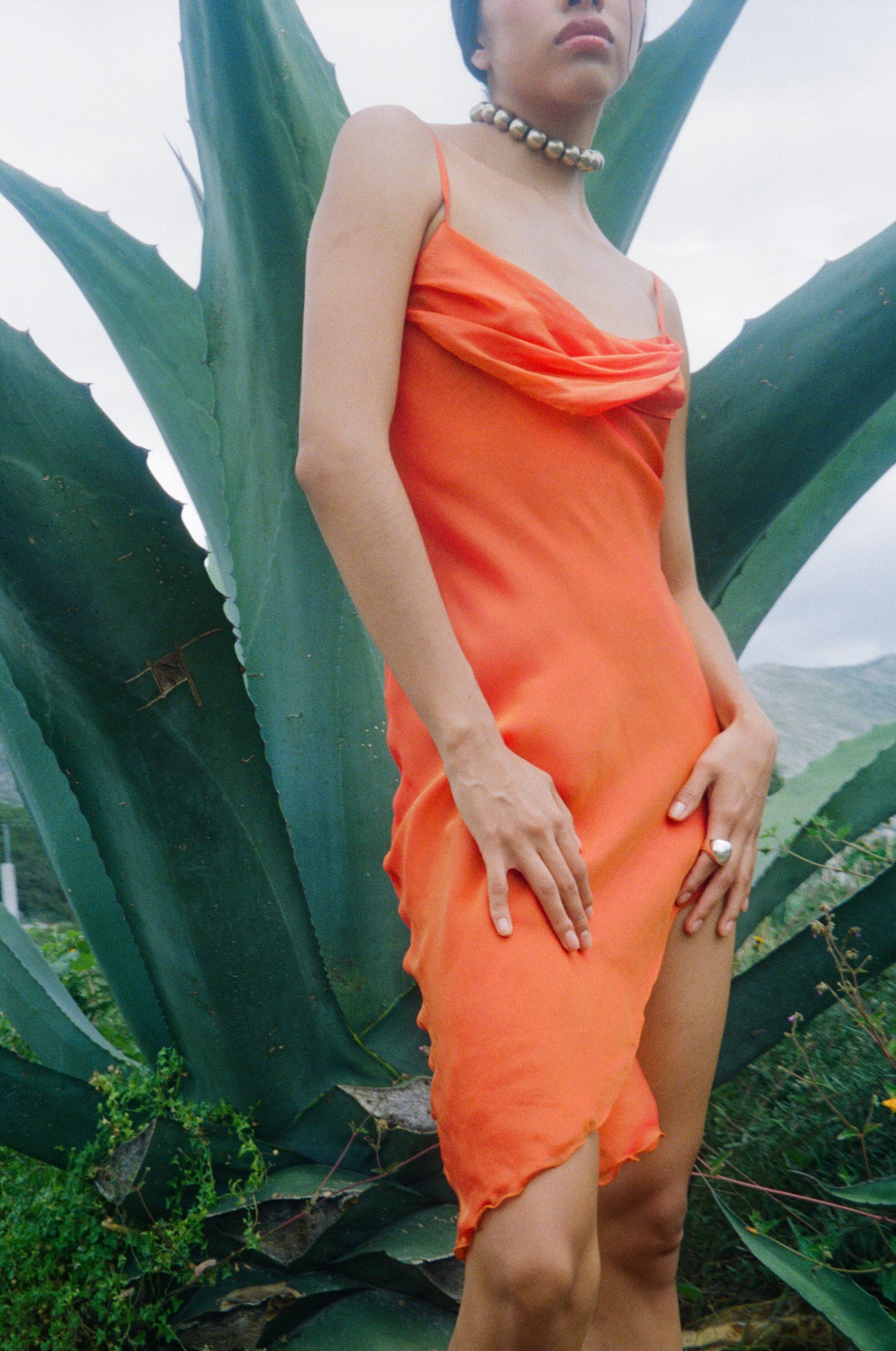 SALMA DRESS / ORANGE