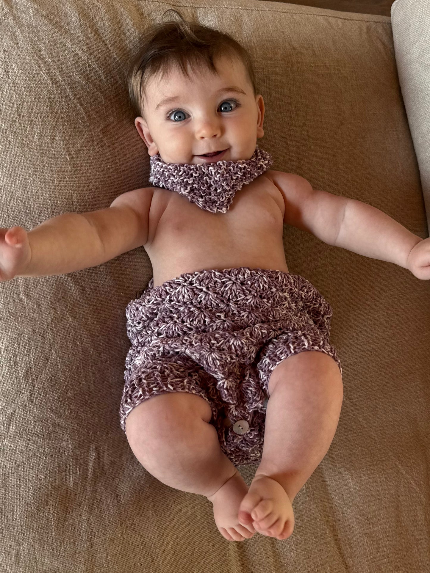 BABY BIB BANDANA / PURPLE HAZE