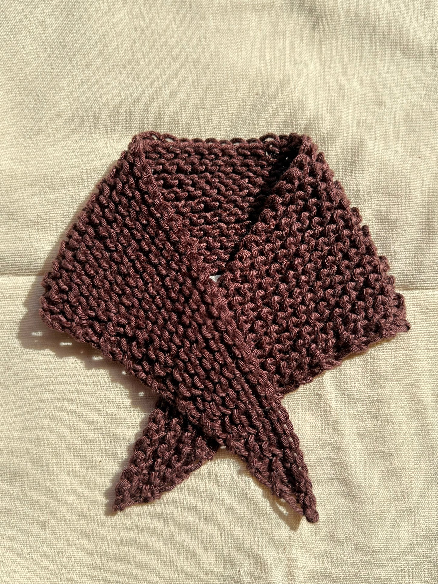 BABY BIB BANDANA / CHOCOLATE