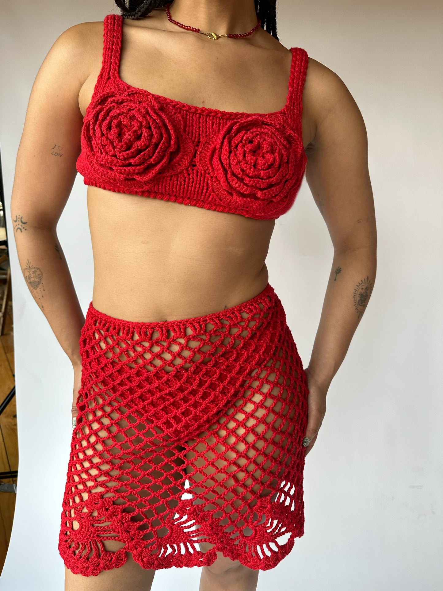 LUPE SKIRT / RED