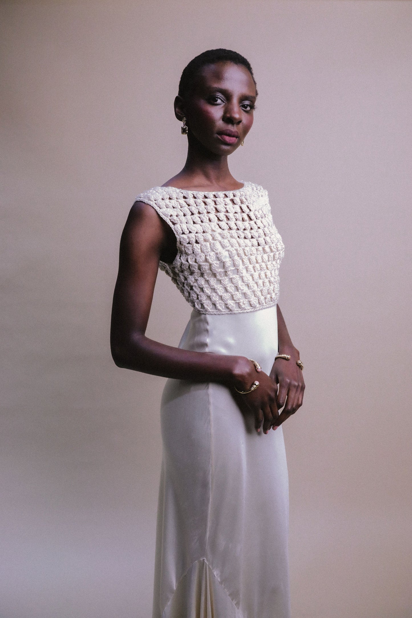 ALMA DRESS & TOP / IVORY