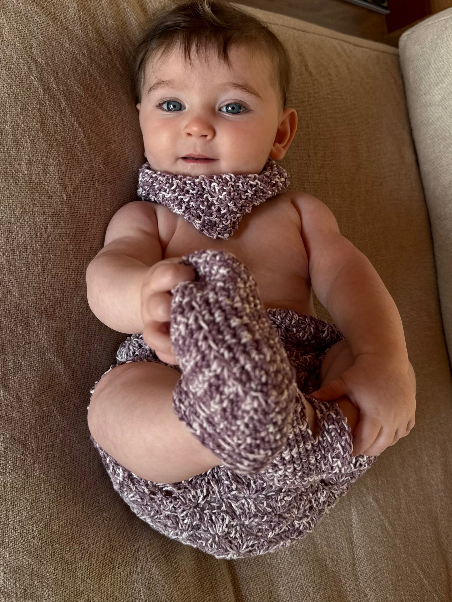 BABY BIB BANDANA / PURPLE HAZE