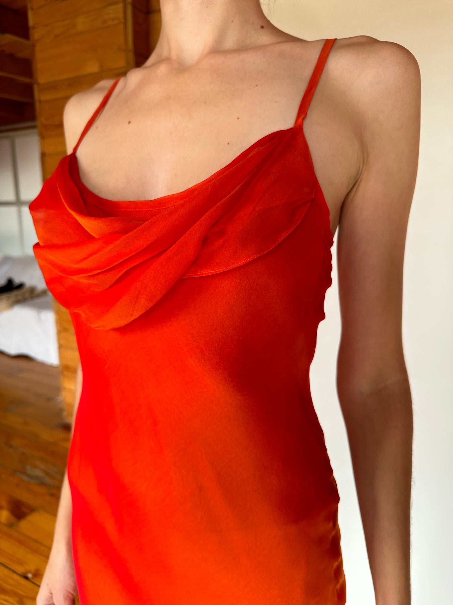 SALMA DRESS / ORANGE