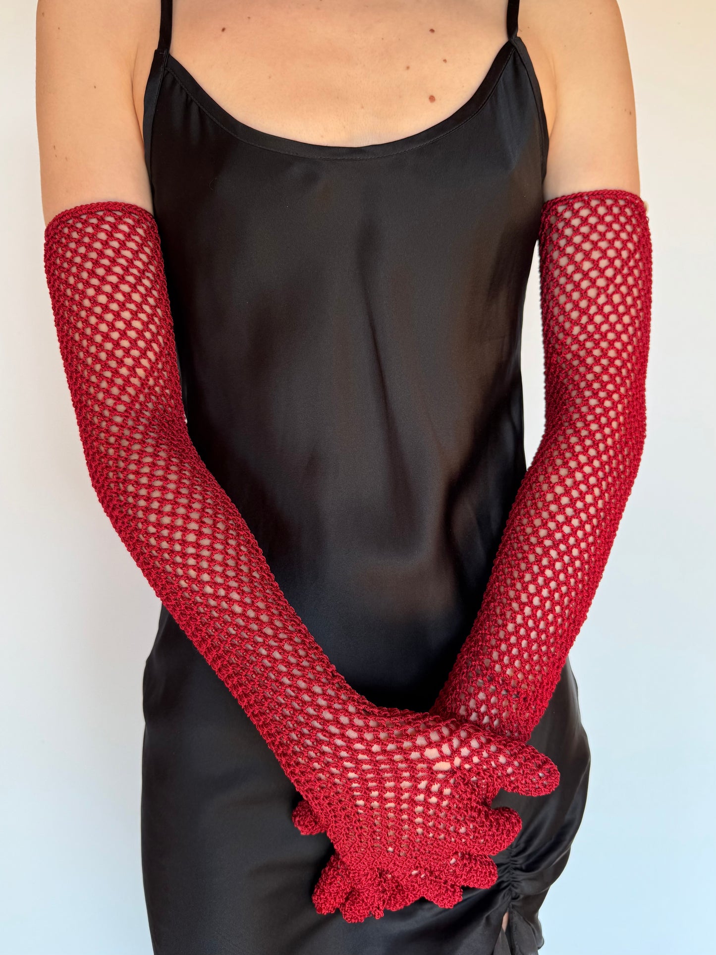 CROCHET OPERA GLOVES