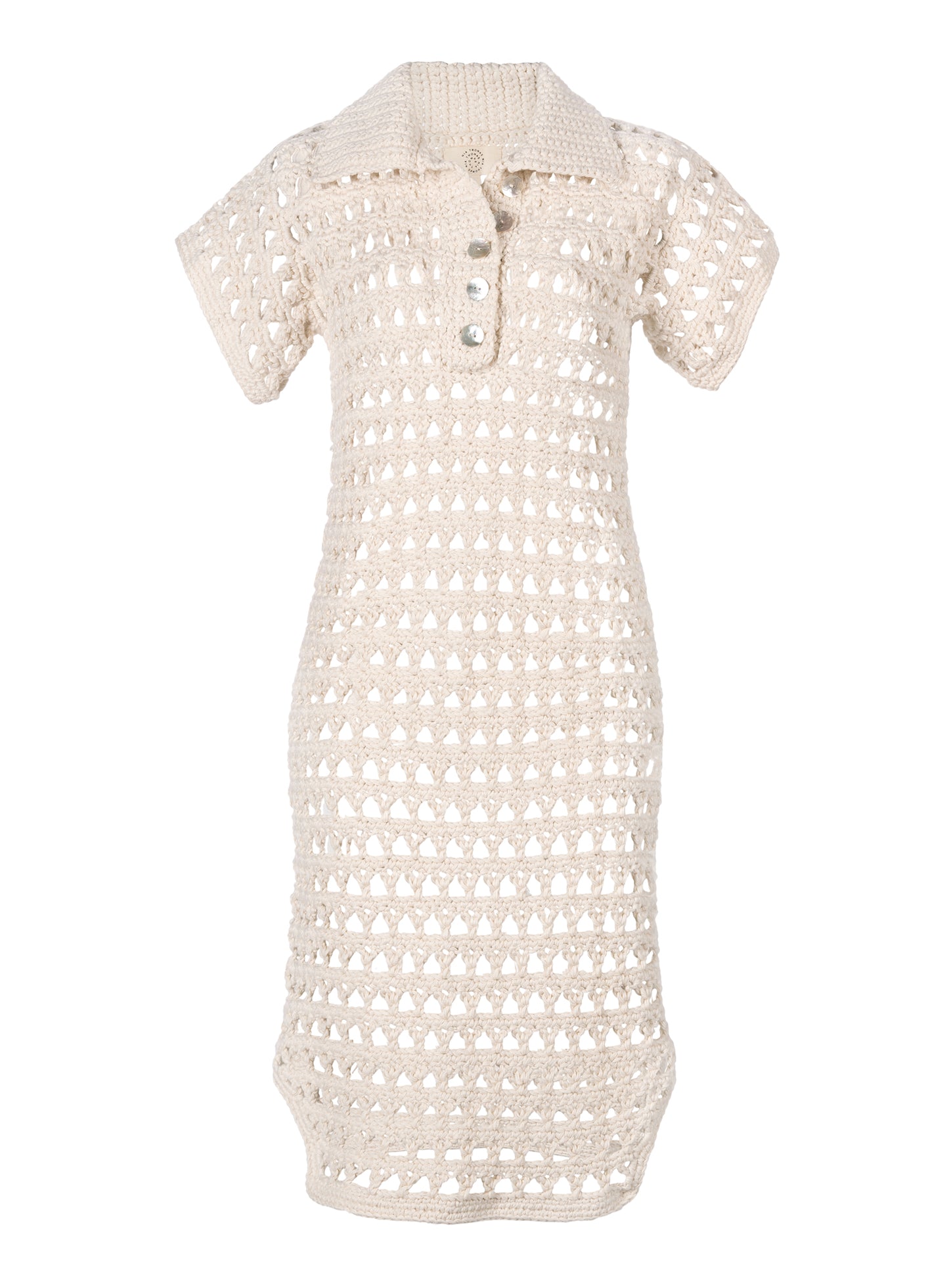 PENELOPE POLO DRESS / CREAM