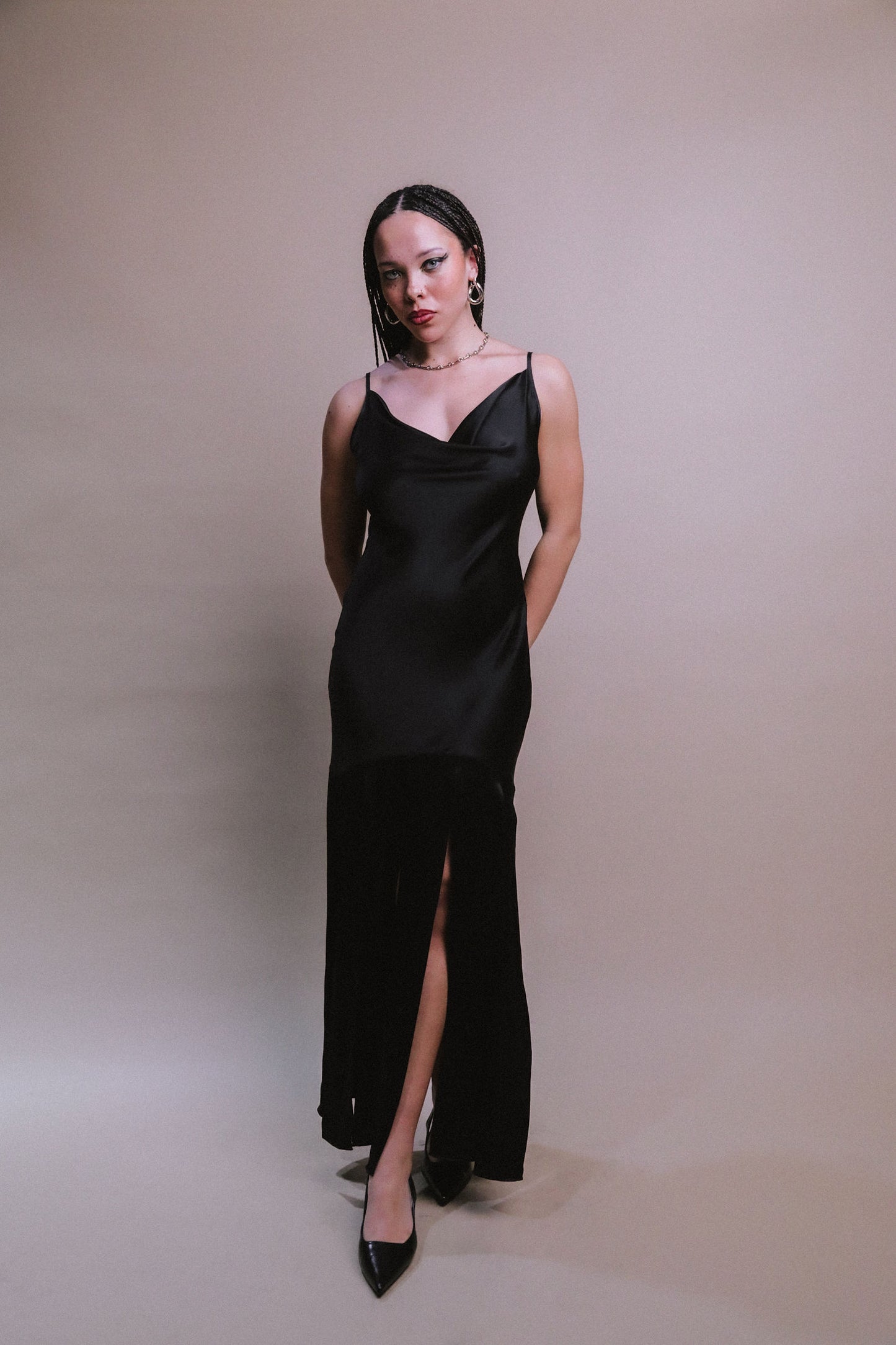 MEDUSA DRESS / BLACK