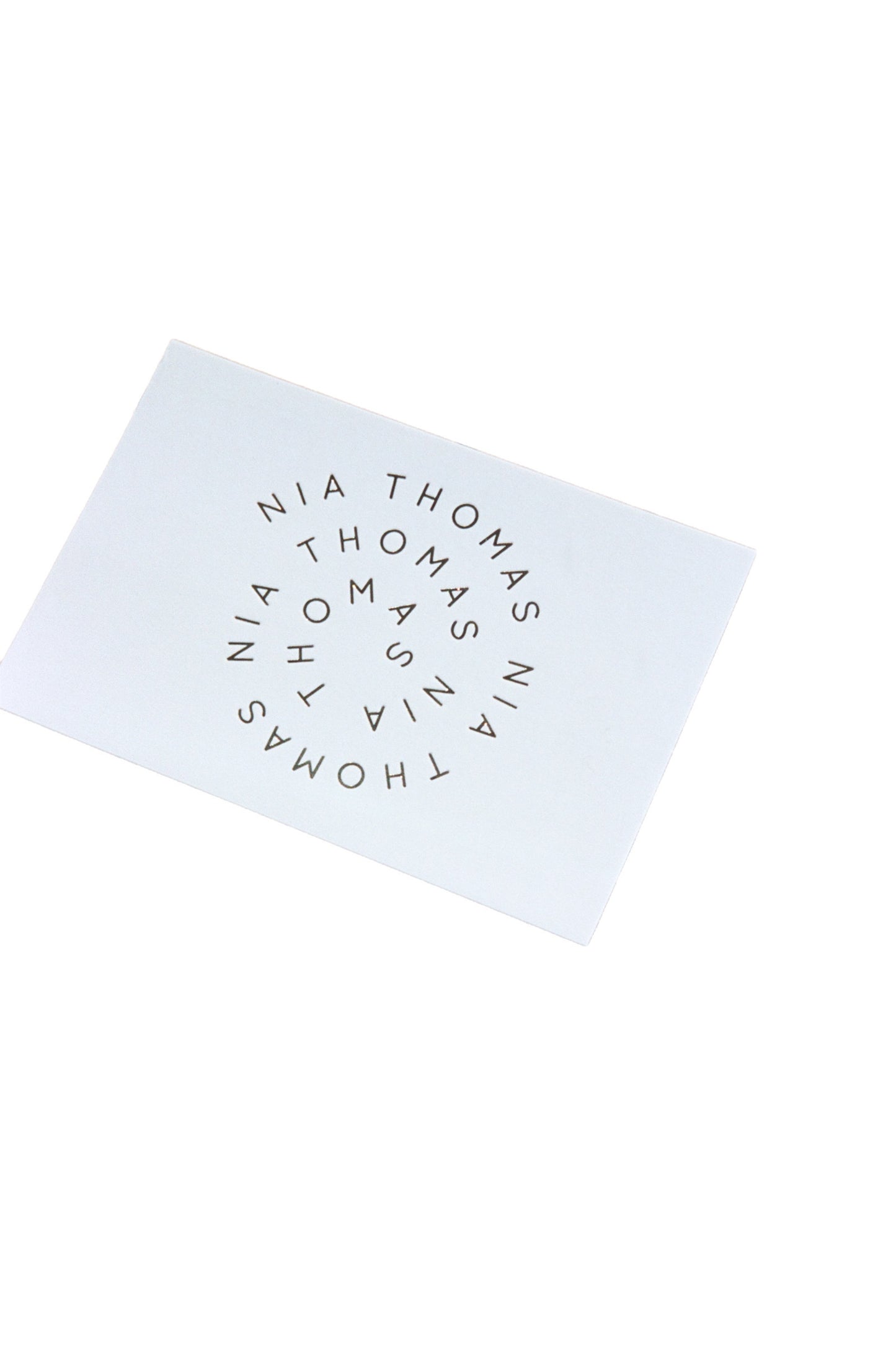 NIA THOMAS GIFT CARD