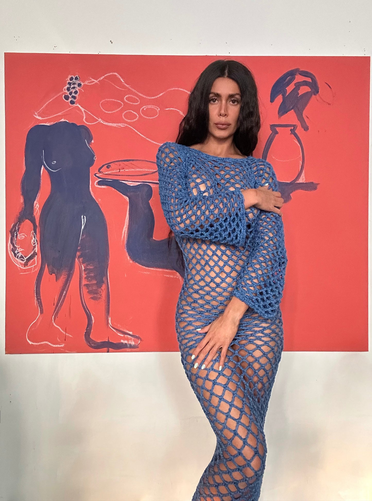 HIGH PRIESTESS DRESS / BLUE