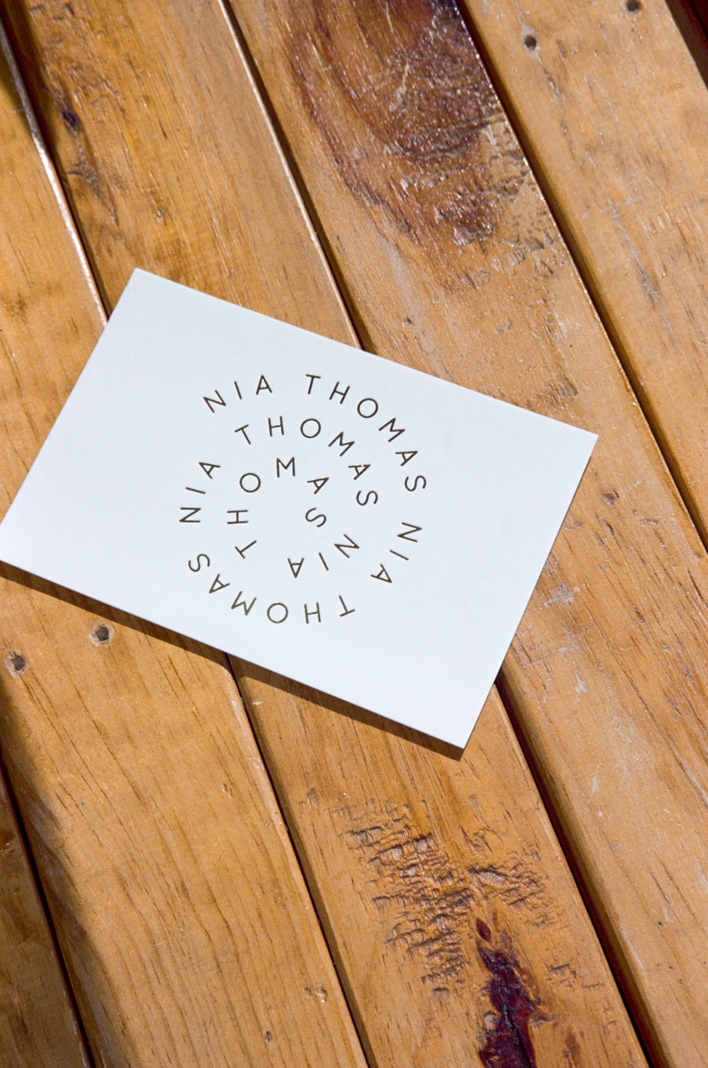 NIA THOMAS GIFT CARD