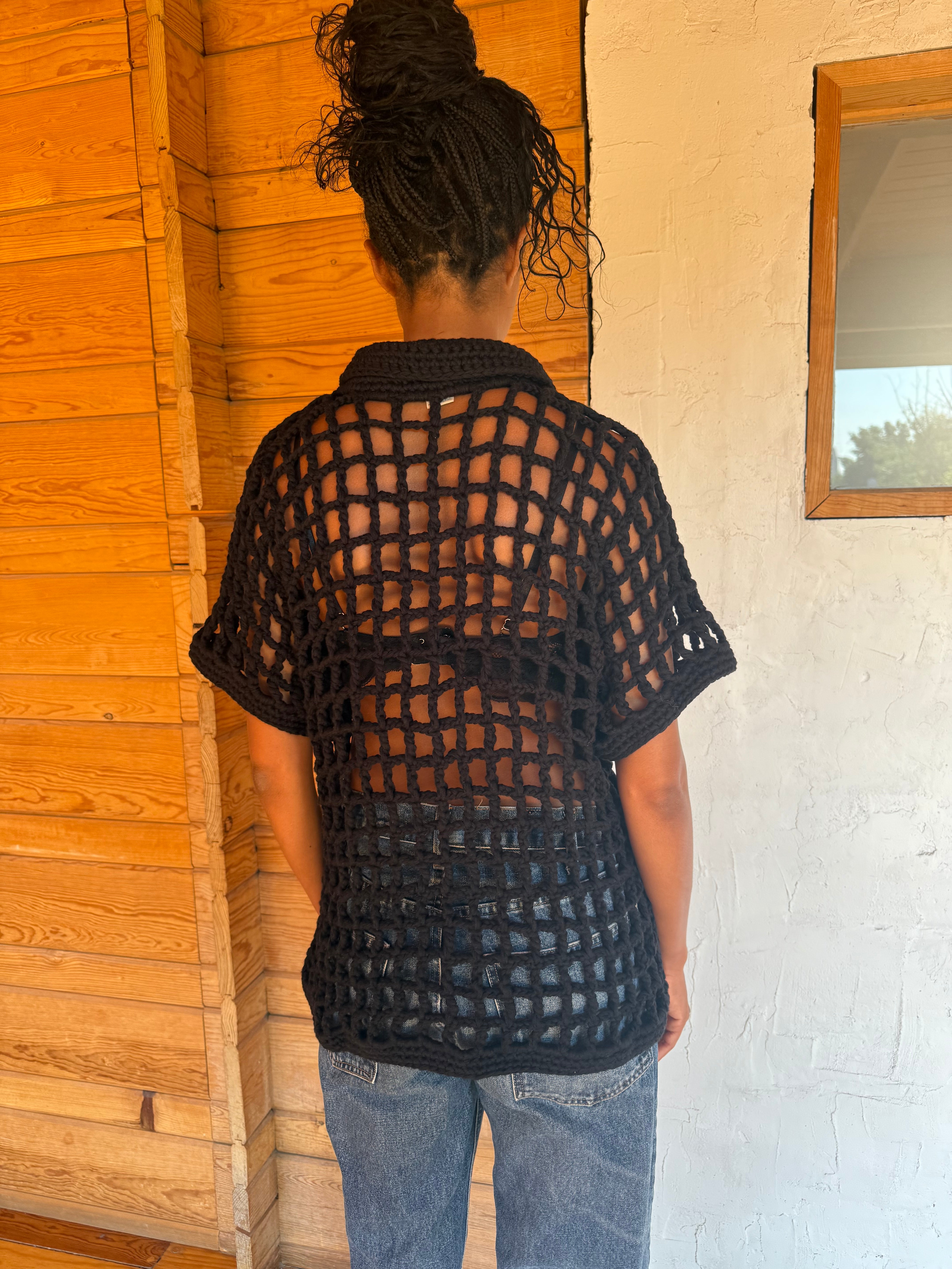 SESSA SHIRT / BLACK – Nia Thomas