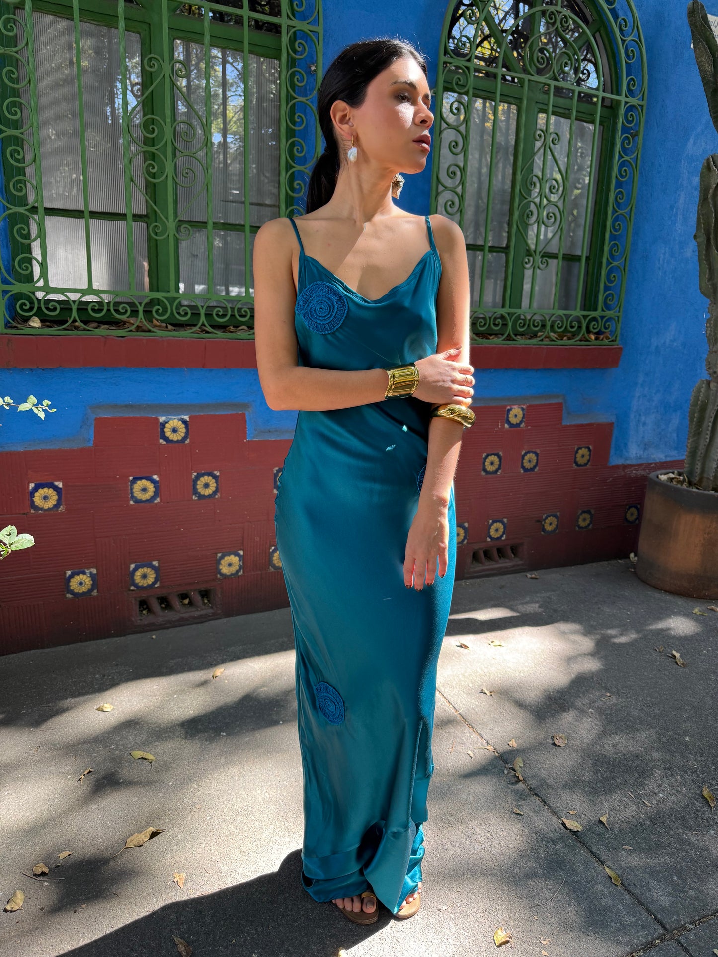 AURELIA DRESS / TEAL
