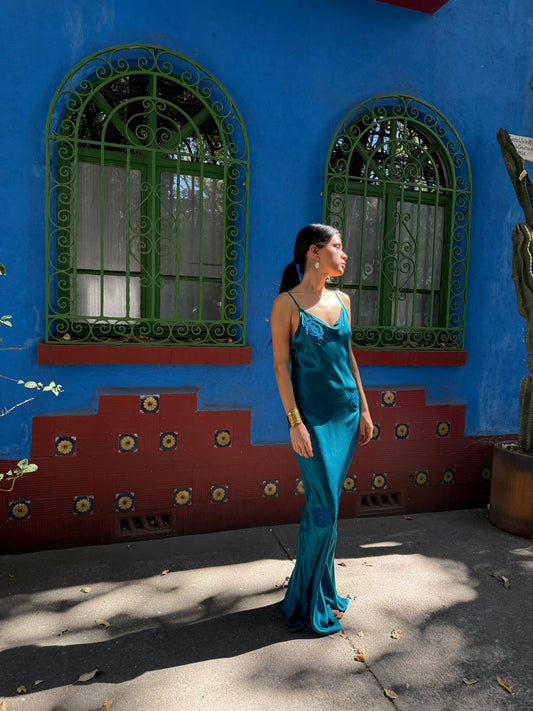 AURELIA DRESS / TEAL