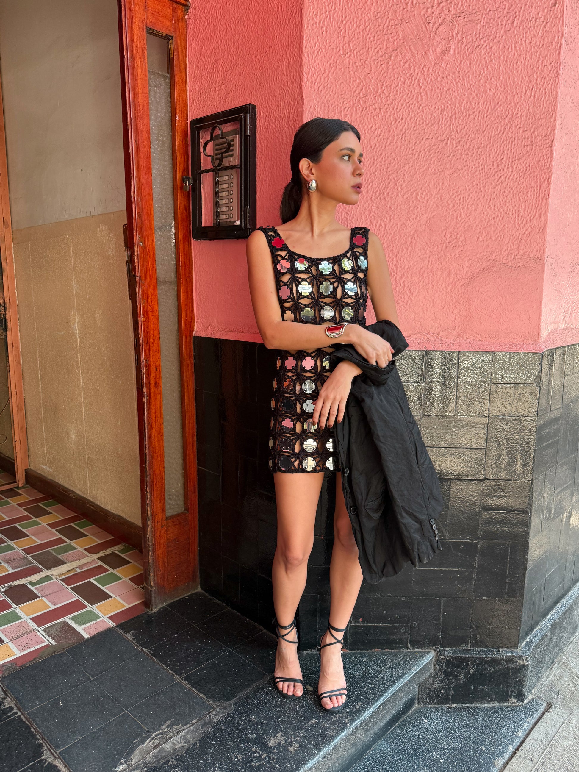 NAOMI MINI DRESS / BLACK Nia Thomas NAOMI MINI DRESS / BLACK Nia Thomas