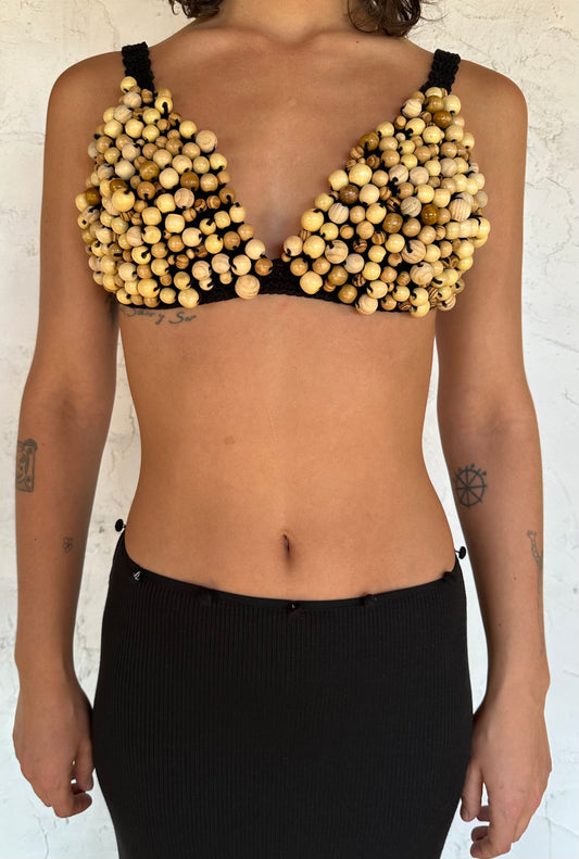 SELENA BRA TOP / BLACK