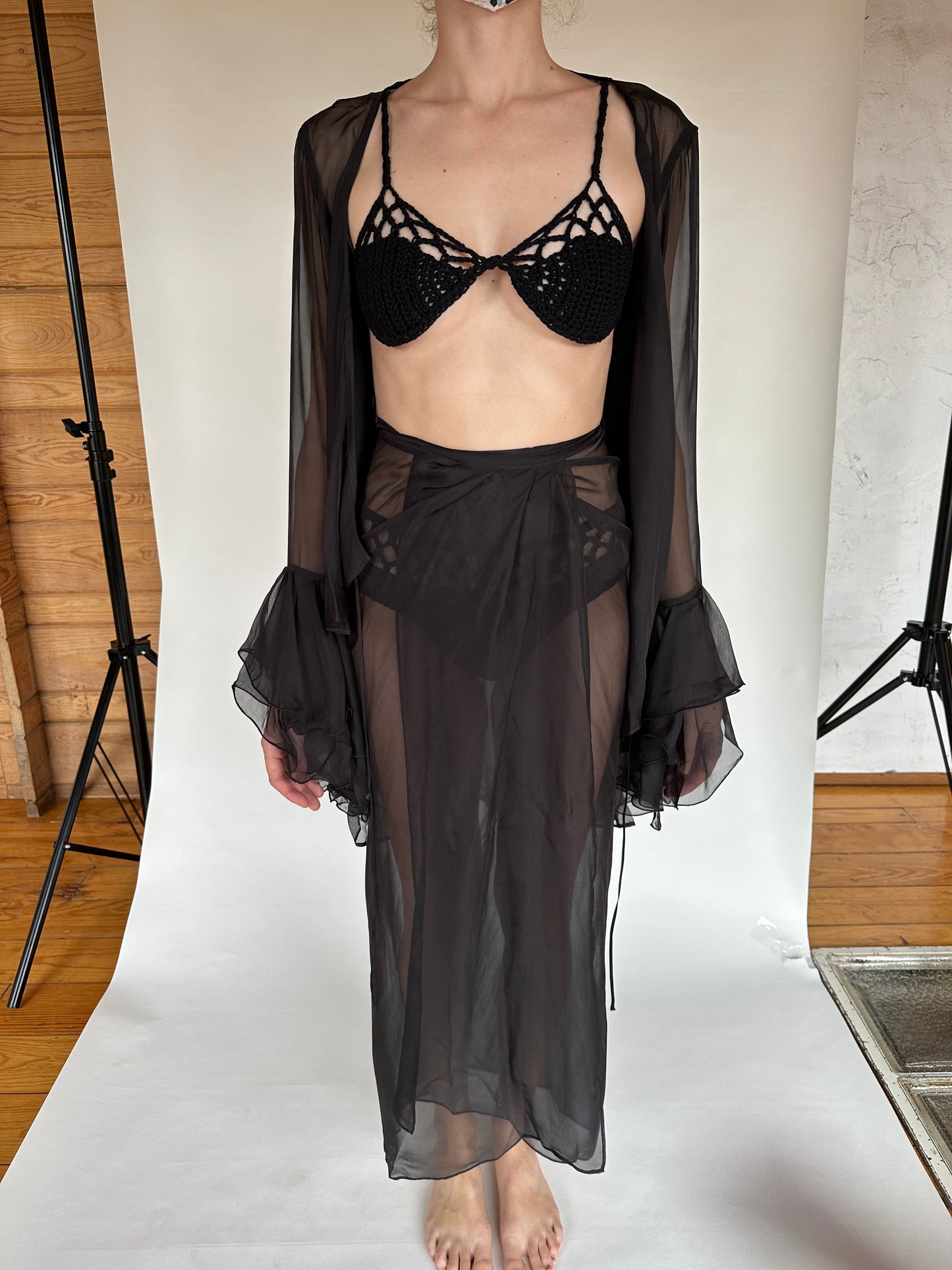 sample SILK CHIFFON GIULIA SET