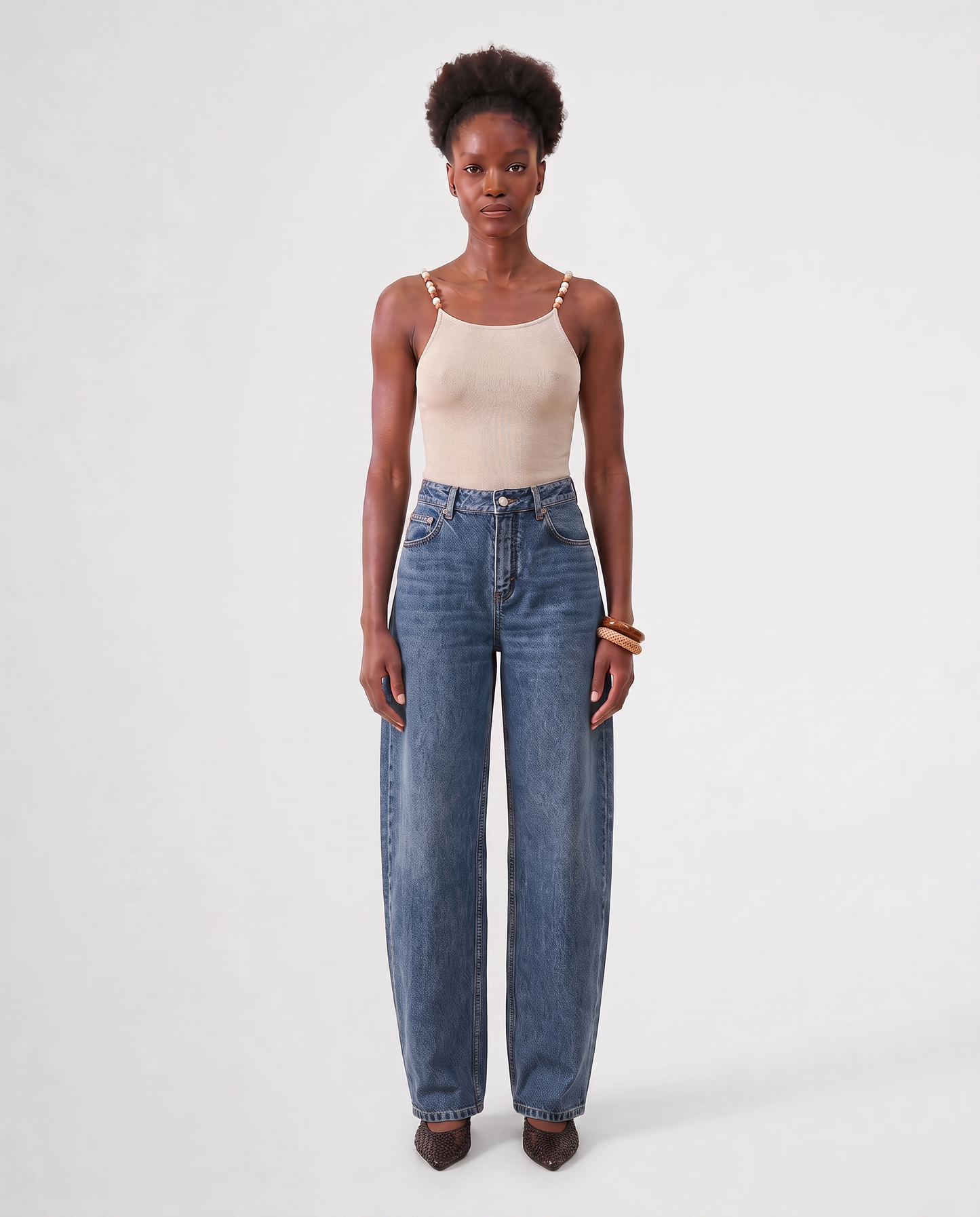 BEA TANK TOP / BEIGE