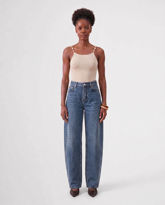 BEA TANK TOP / BEIGE