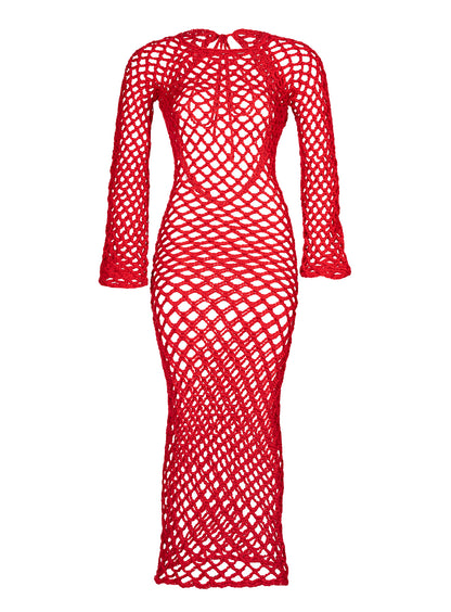 HIGH PRIESTESS DRESS / RED