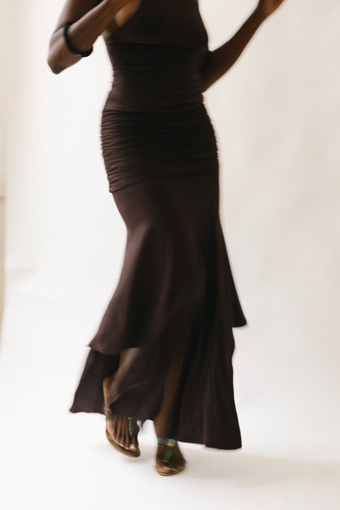 CAROLINA SKIRT / CHOCOLATE