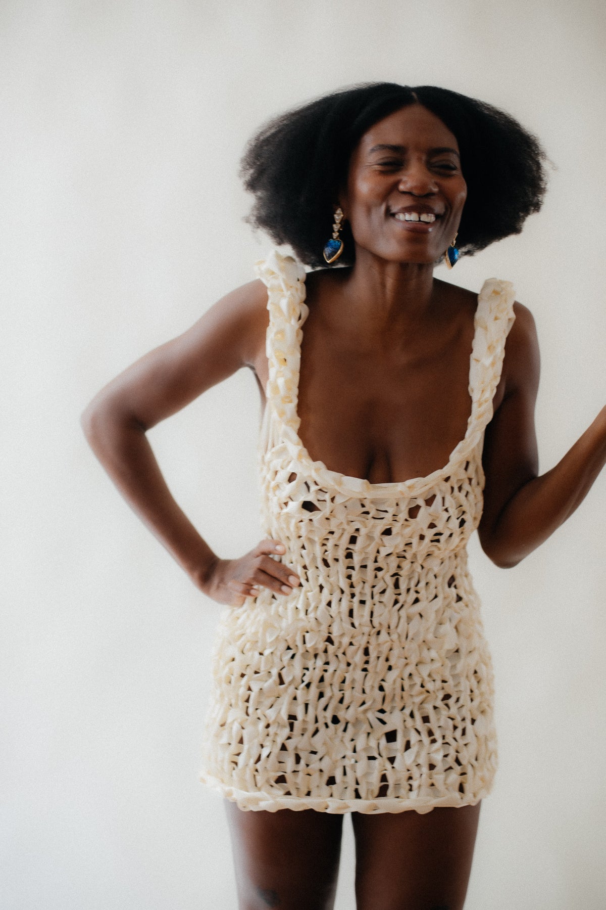 AYU MINI DRESS / IVORY