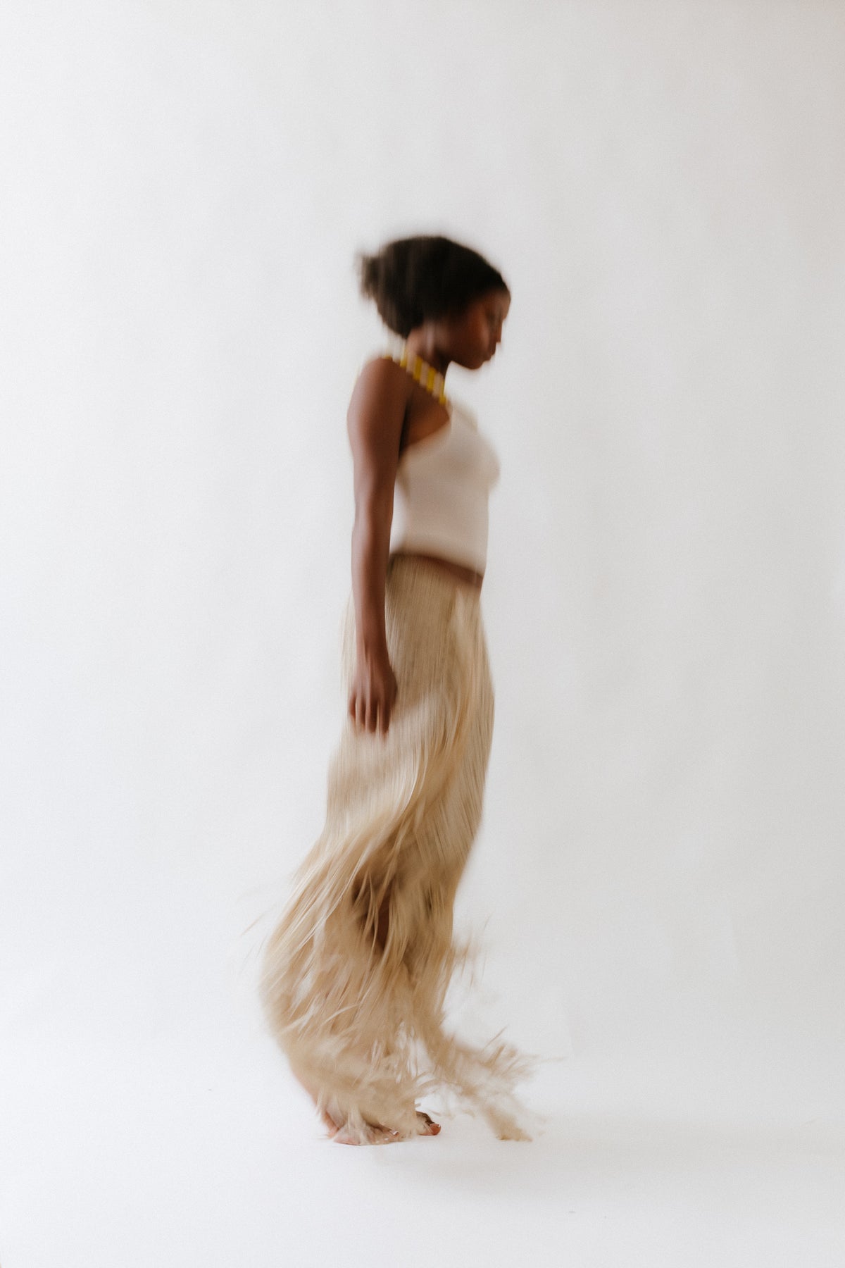 BEA TANK TOP / BEIGE
