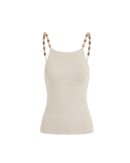 BEA TANK TOP / BEIGE