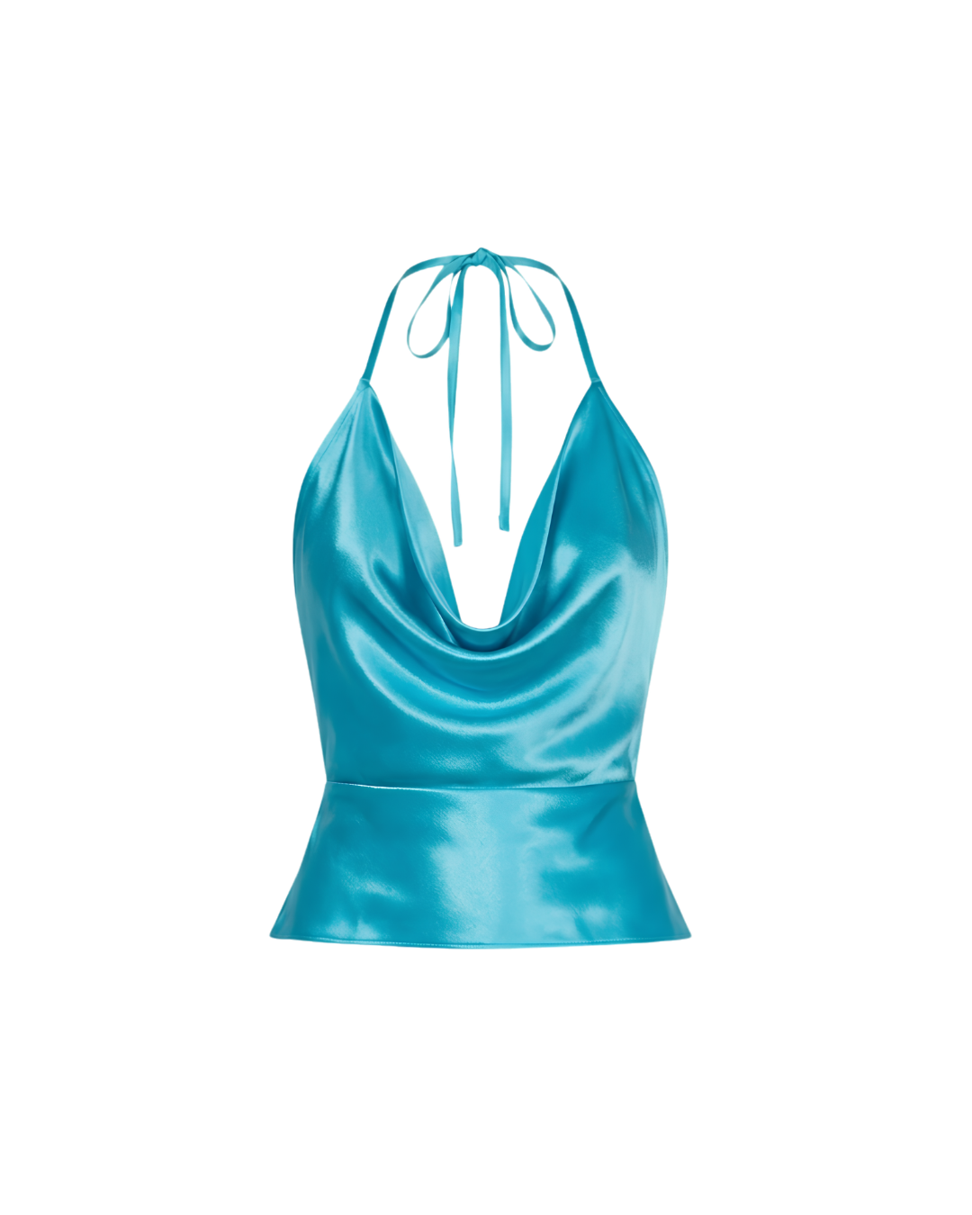 HALTER TOP / CARIBBEAN BLUE