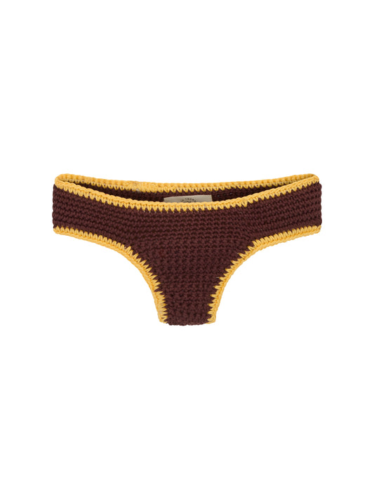 RAQUEL BIKINI BOTTOM / CHOCOLATE