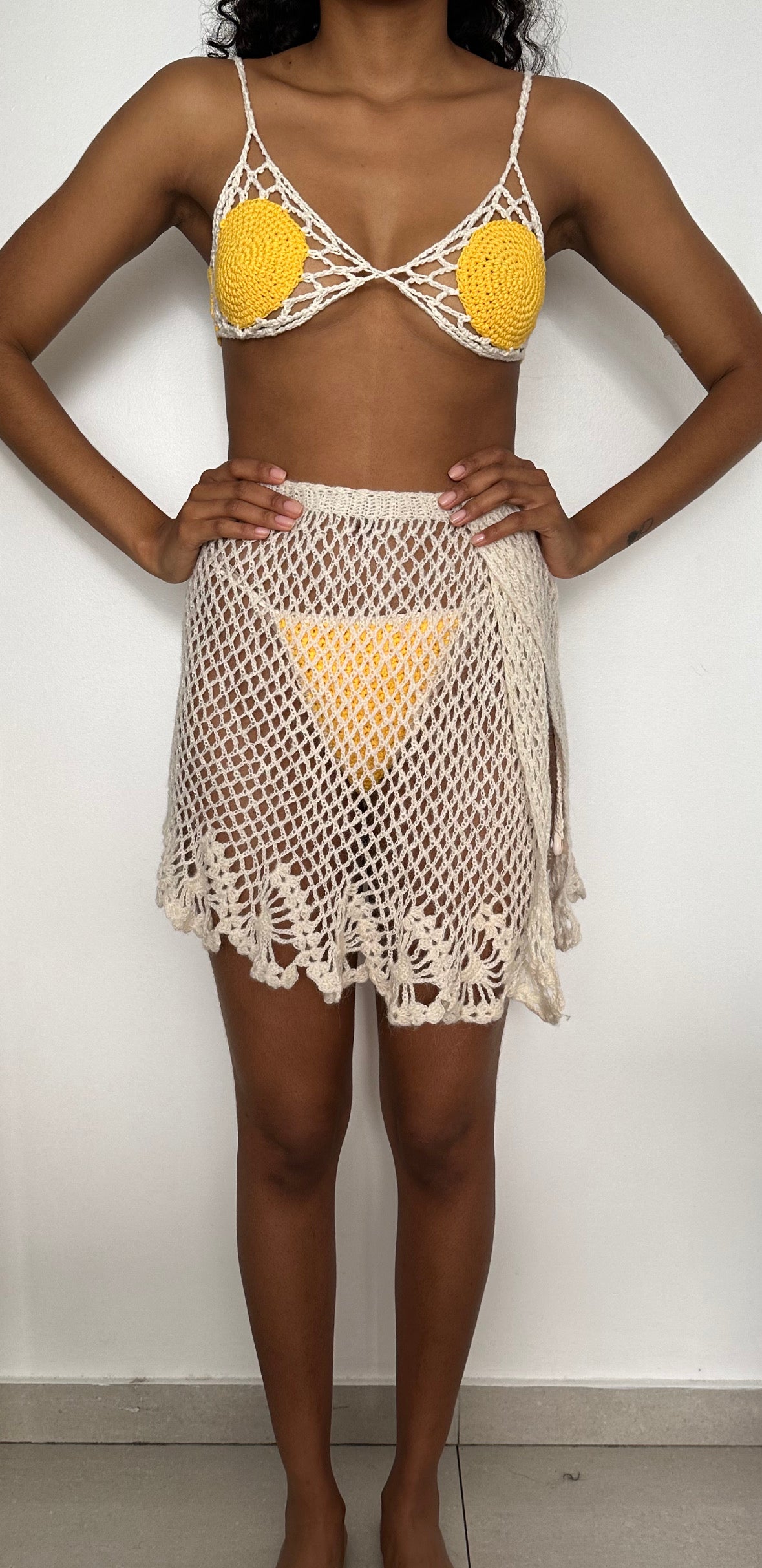 sample BABY ALPACA SKIRT