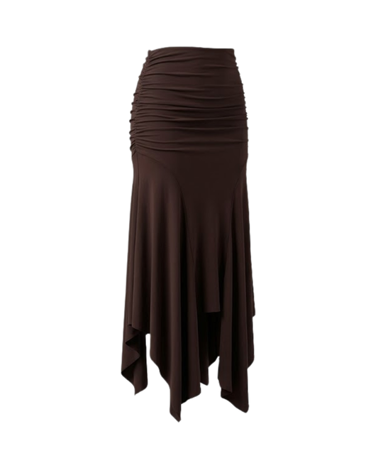 CAROLINA SKIRT / CHOCOLATE