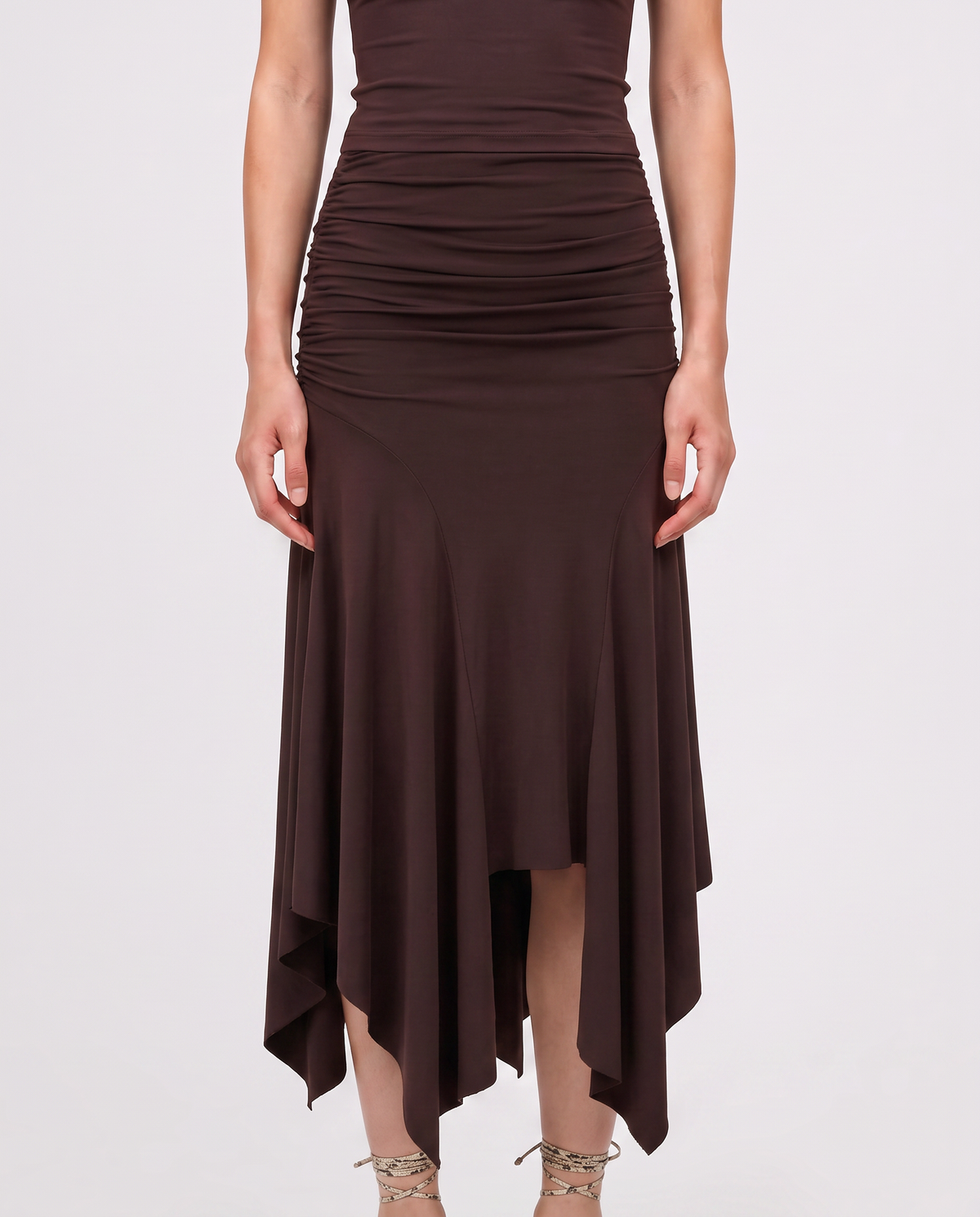 CAROLINA SKIRT / CHOCOLATE