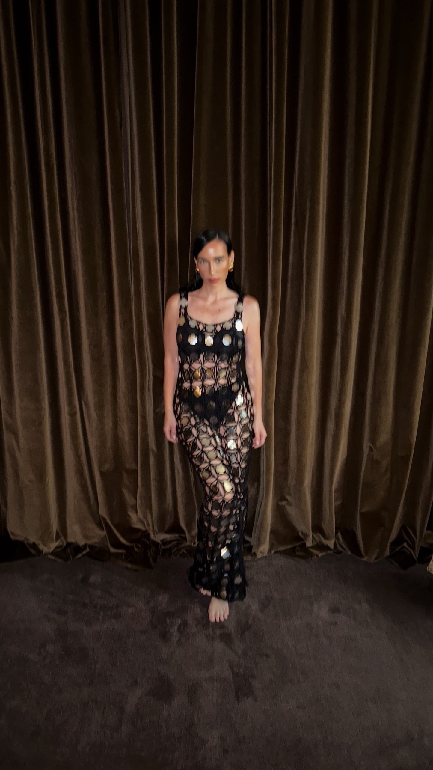 NAOMI GOWN / BLACK