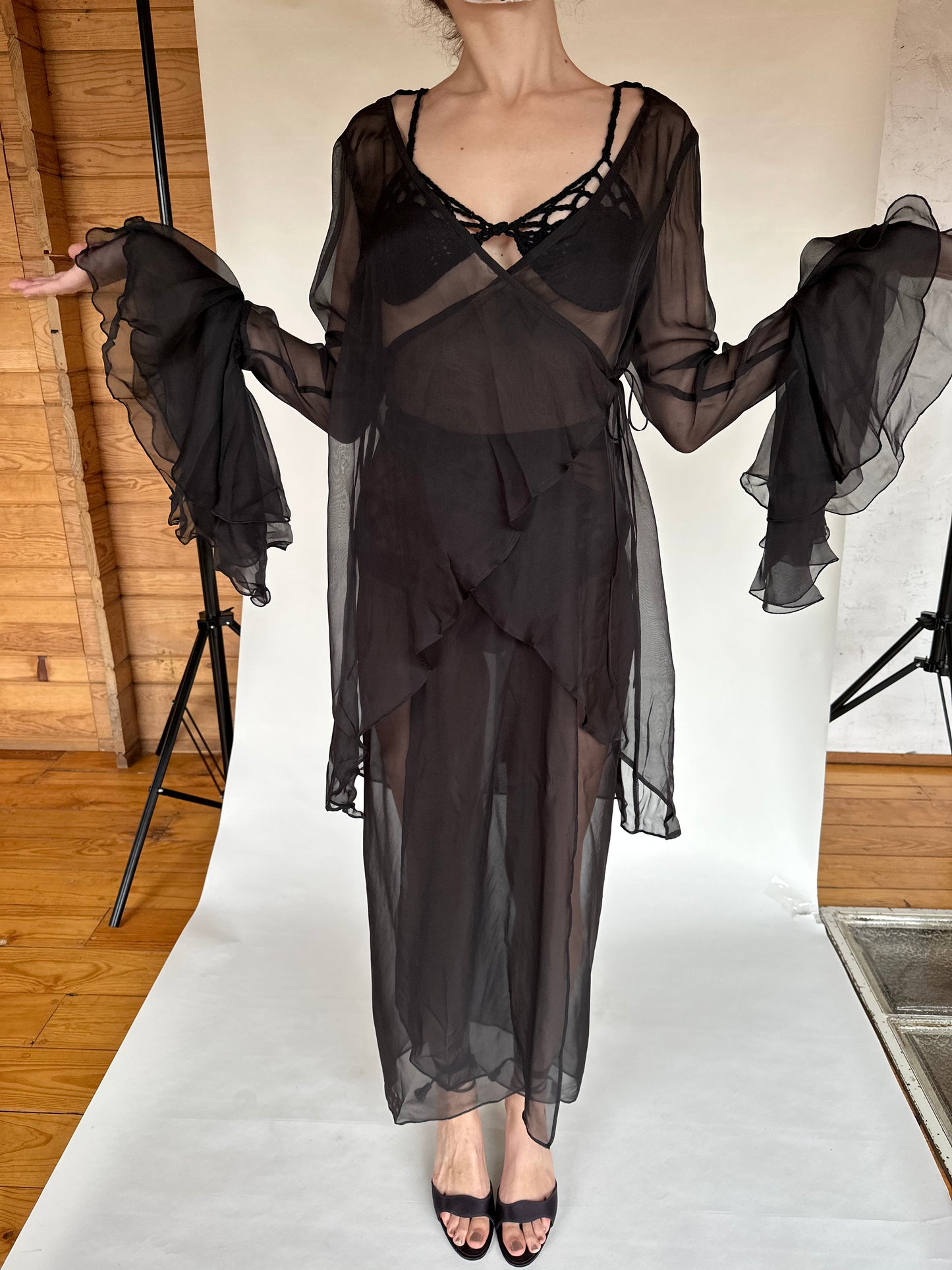 sample SILK CHIFFON GIULIA SET