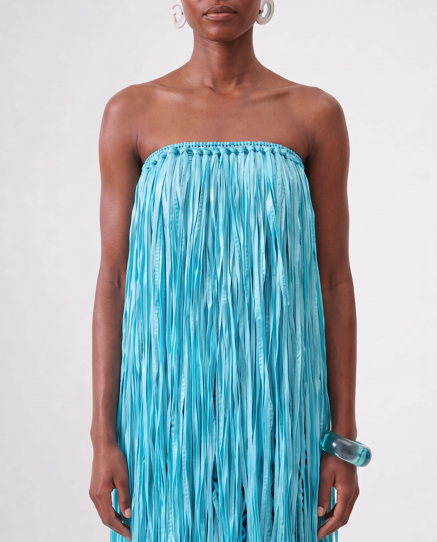 RAFFIA GOWN