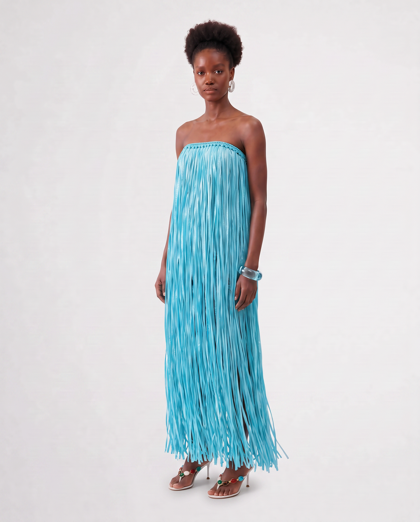 RAFFIA GOWN