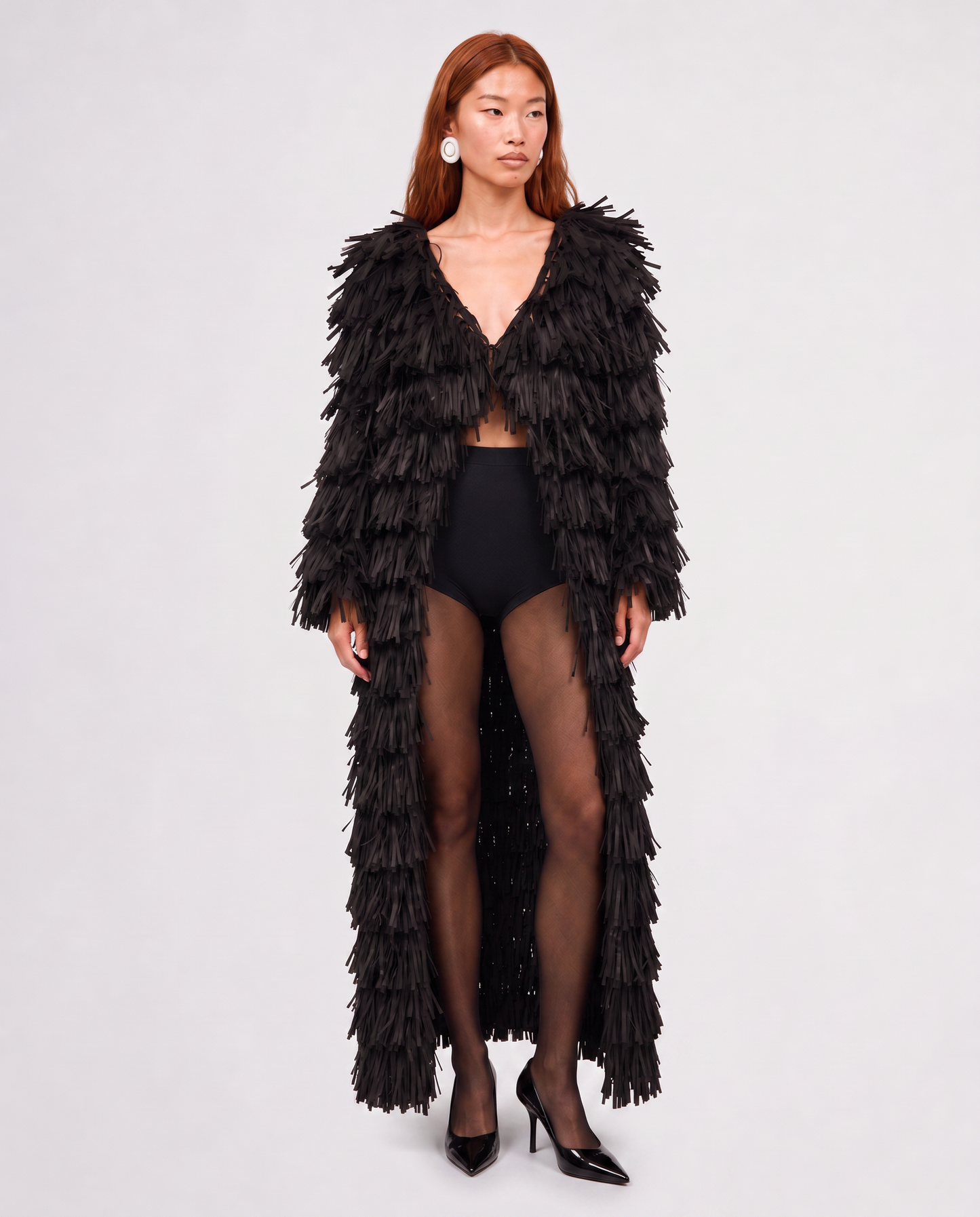RAVEN RAFFIA COAT