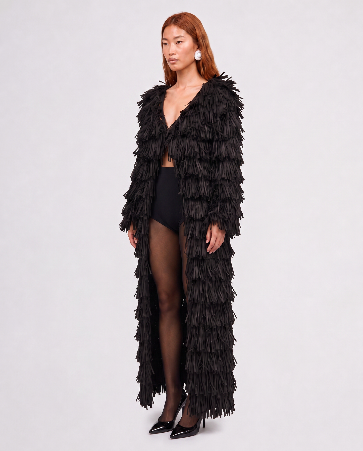 RAVEN RAFFIA COAT