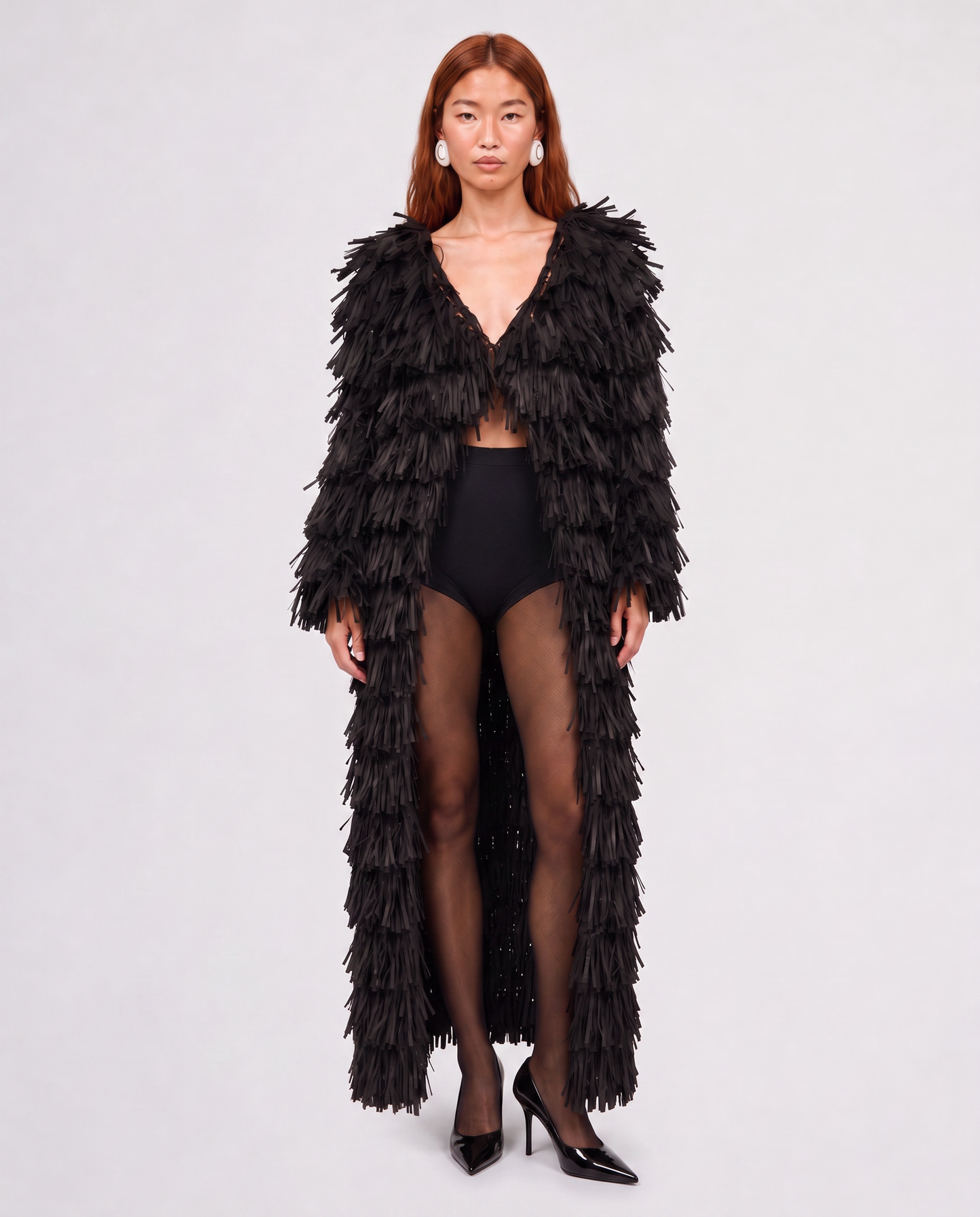 RAVEN RAFFIA COAT